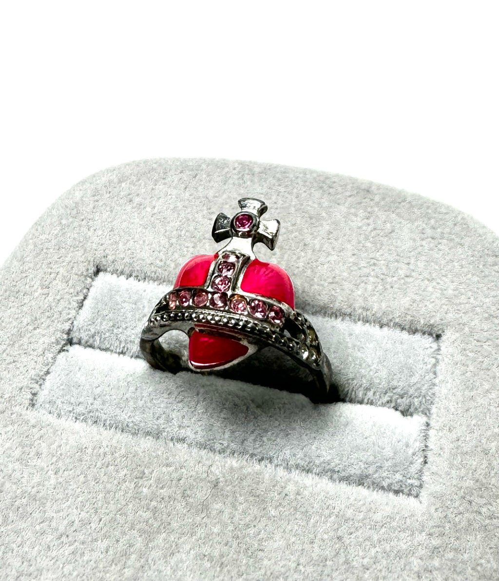 Vivienne Westwood Red Heart Ring