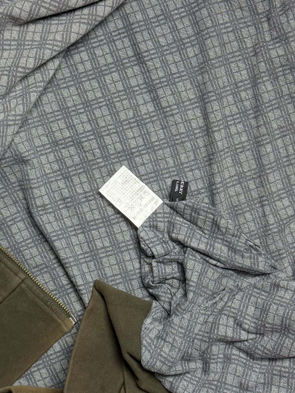 BURBERRY BLACK LABEL Zip Up Khaki