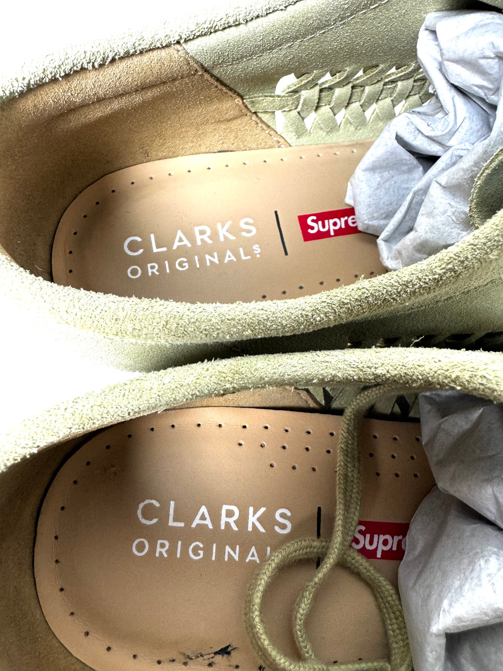 Supreme x Clarks Wallabe Weave