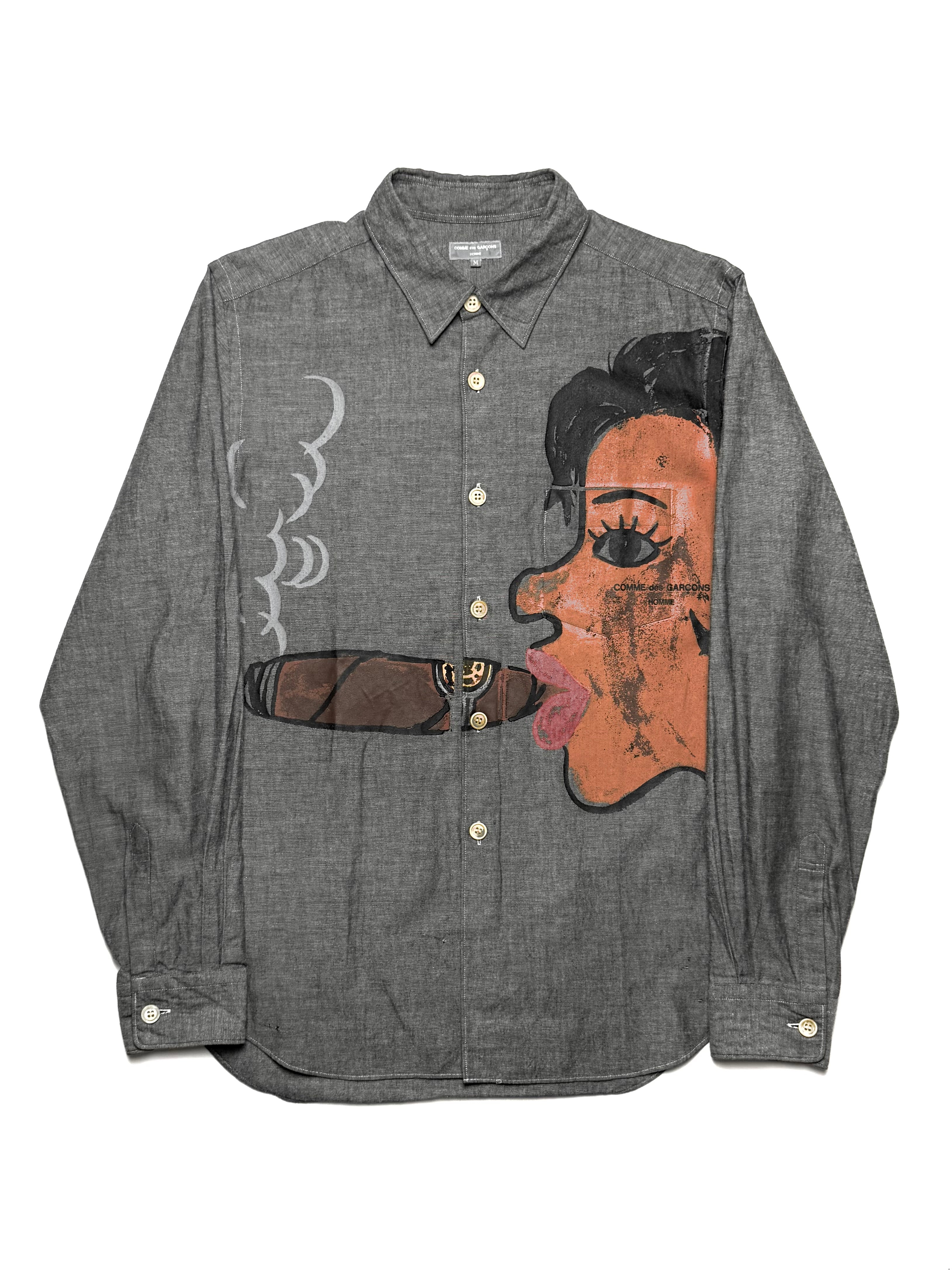 COMME DES GARCONS HOMME AD2002 CUBA Shirt Grey – VV department