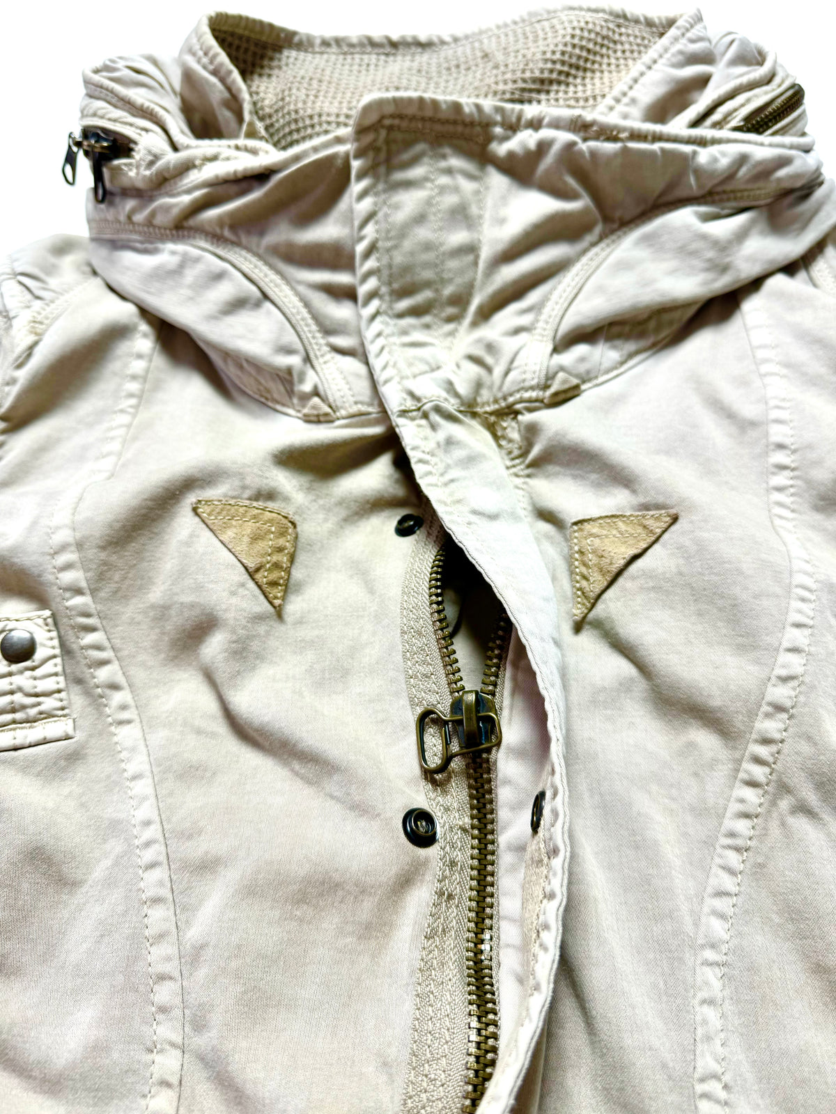 G.O.A Dune Desert Linen Military Jacket 2000s