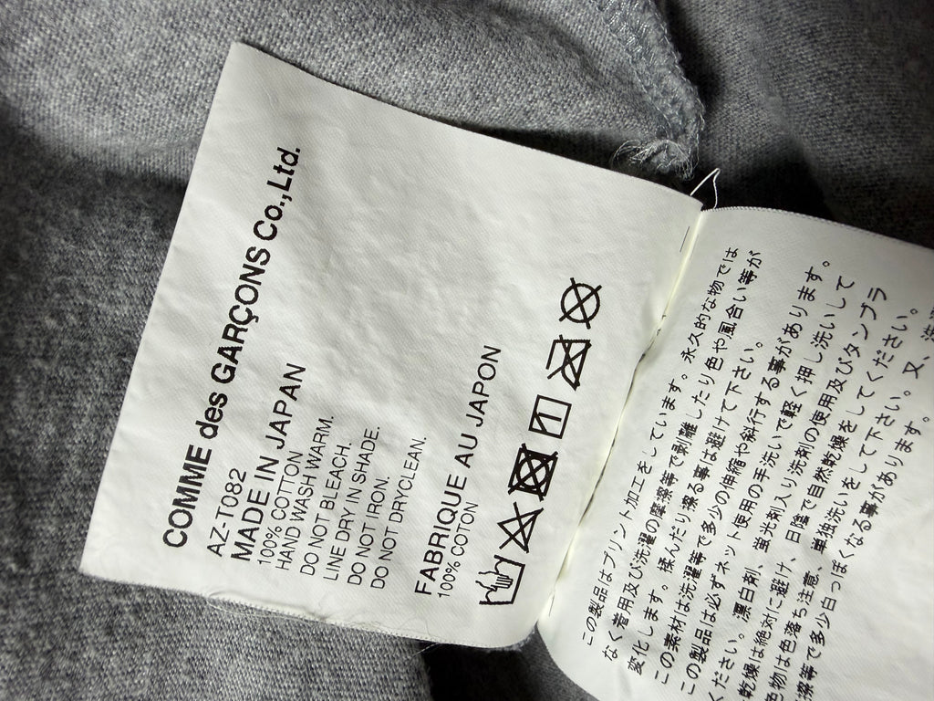 Comme des Garçons Play Grey Tee
