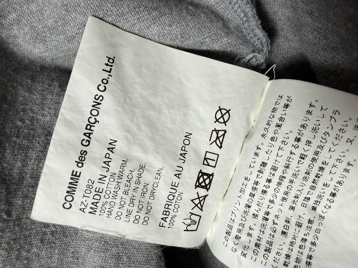 Comme des Garçons Play Grey Tee