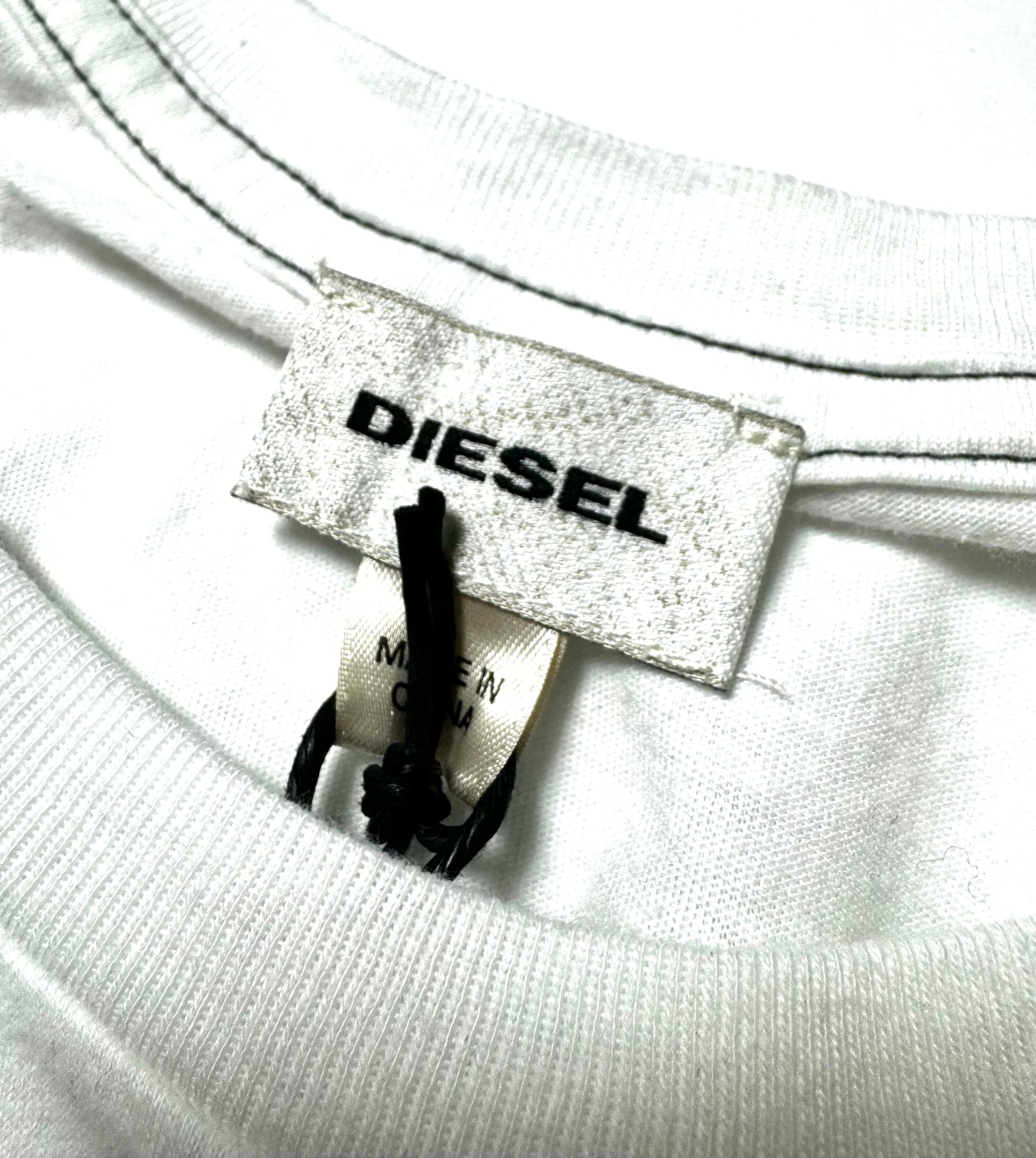 Diesel White Crown Tee