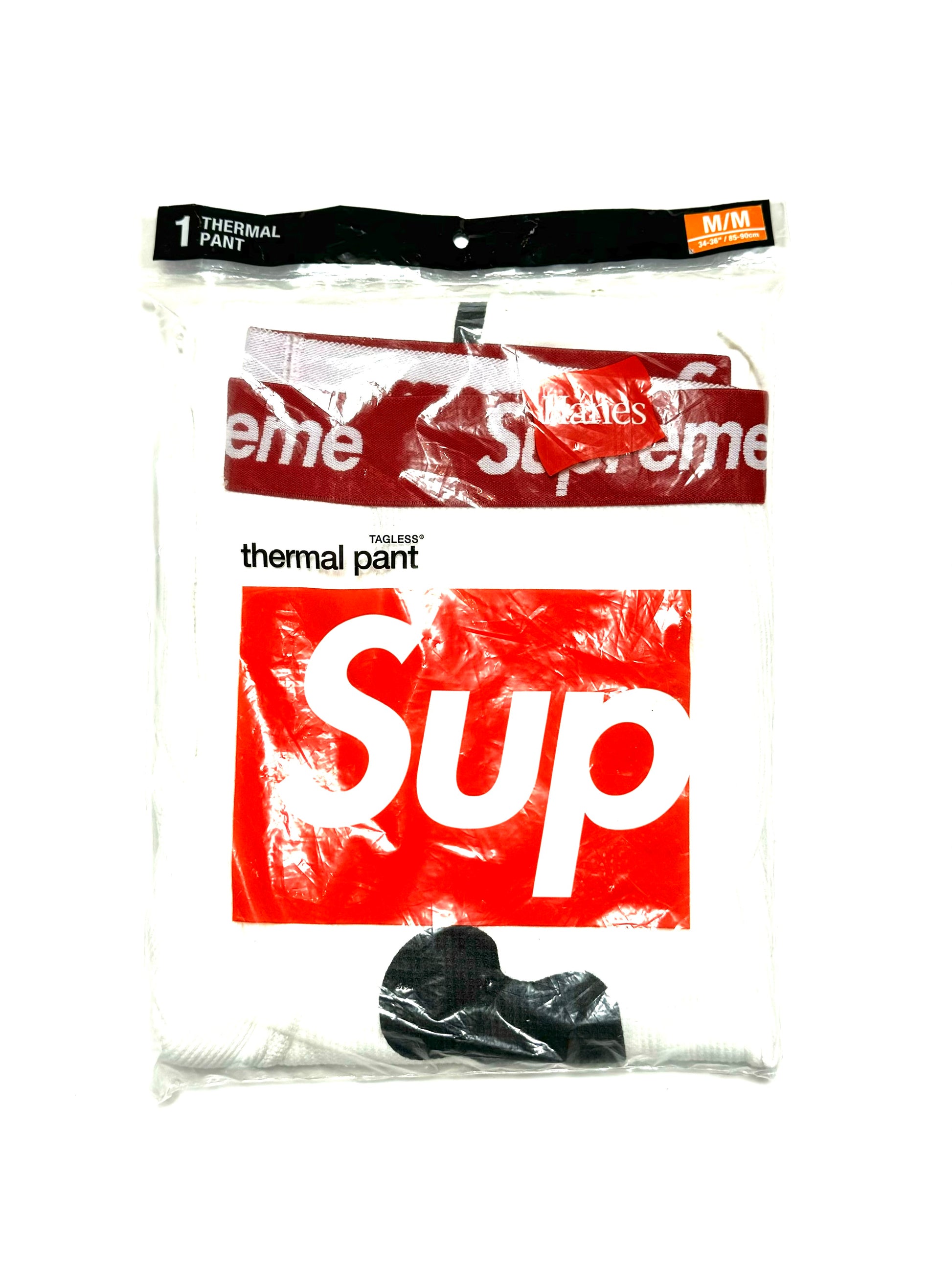 Supreme x Hanes Bone Thermal Pant