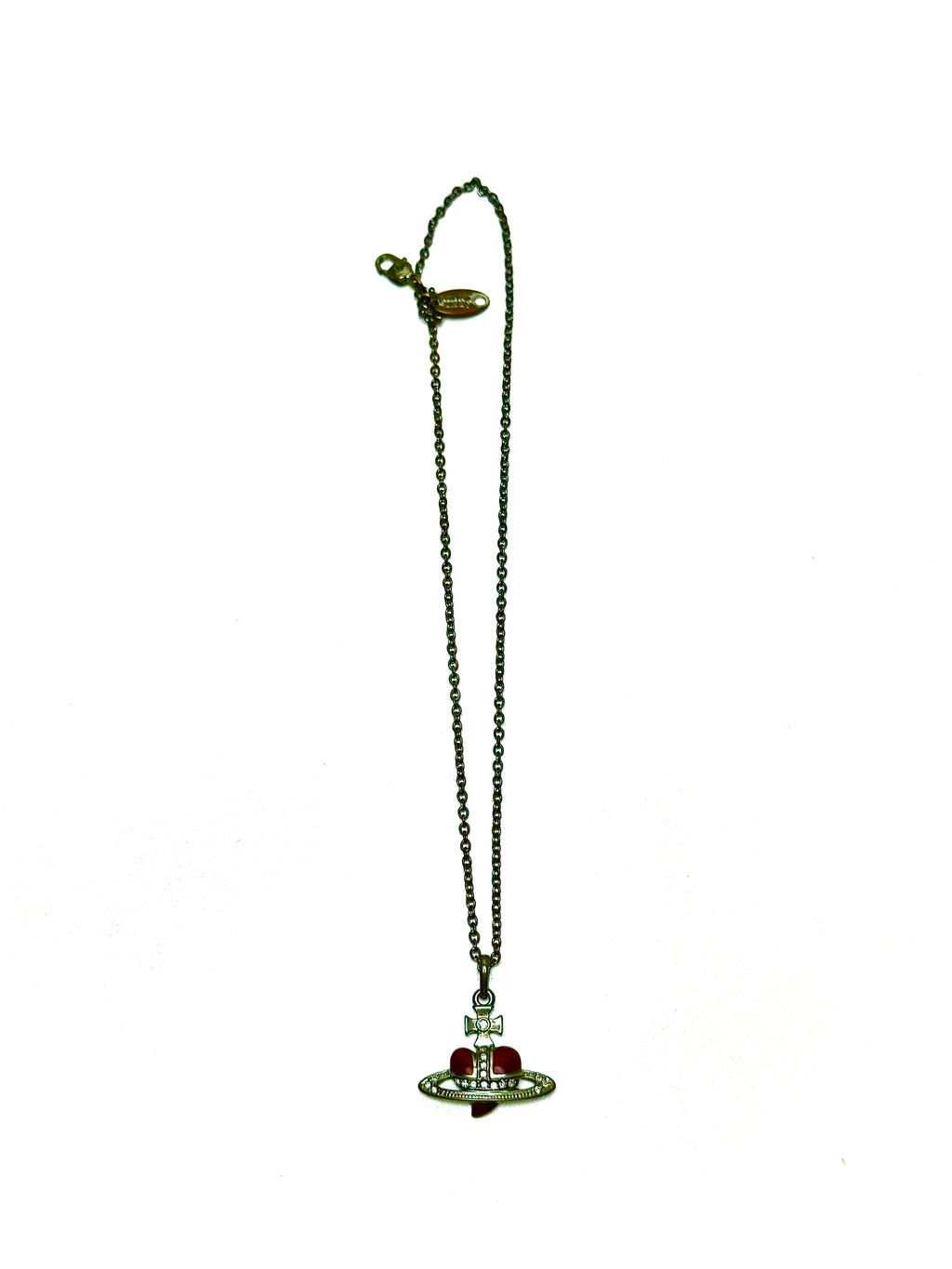 Vivienne Westwood Red Heart Necklace