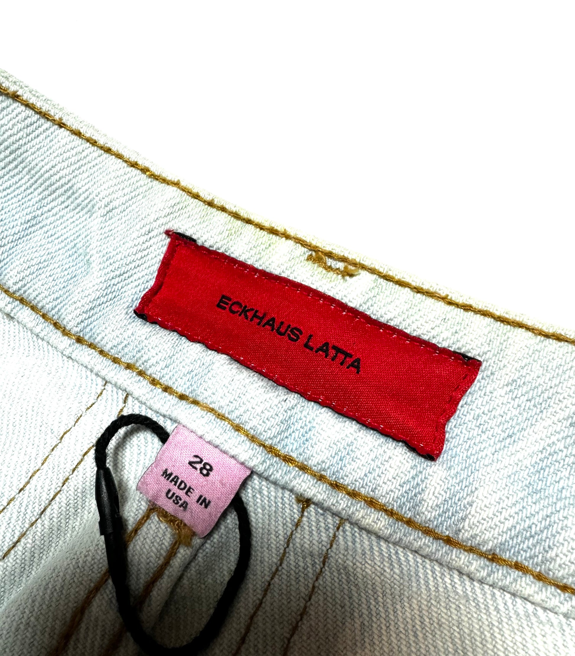 Eckhaus Latta Green Ink Wide Jean