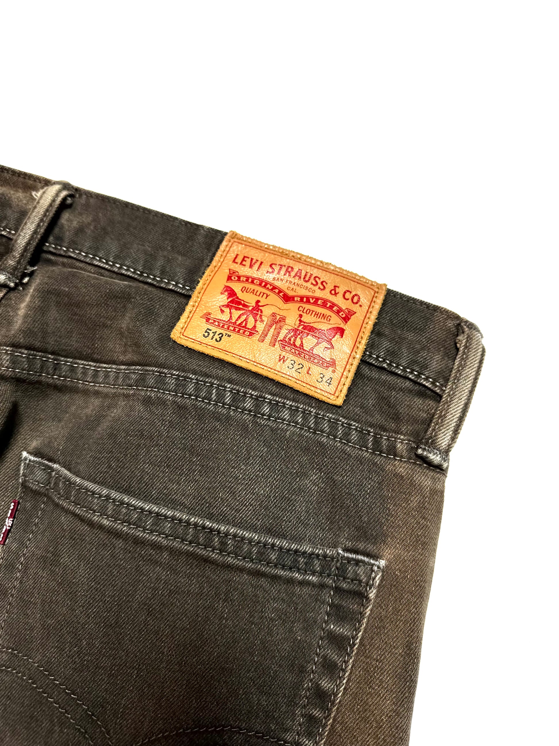 Levi's Faded Brown 513 Jean