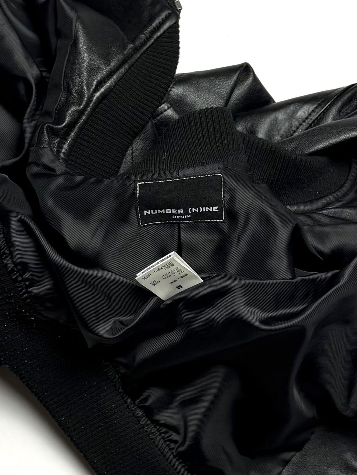 NUMBER NINE MA-1 Leather Jacket