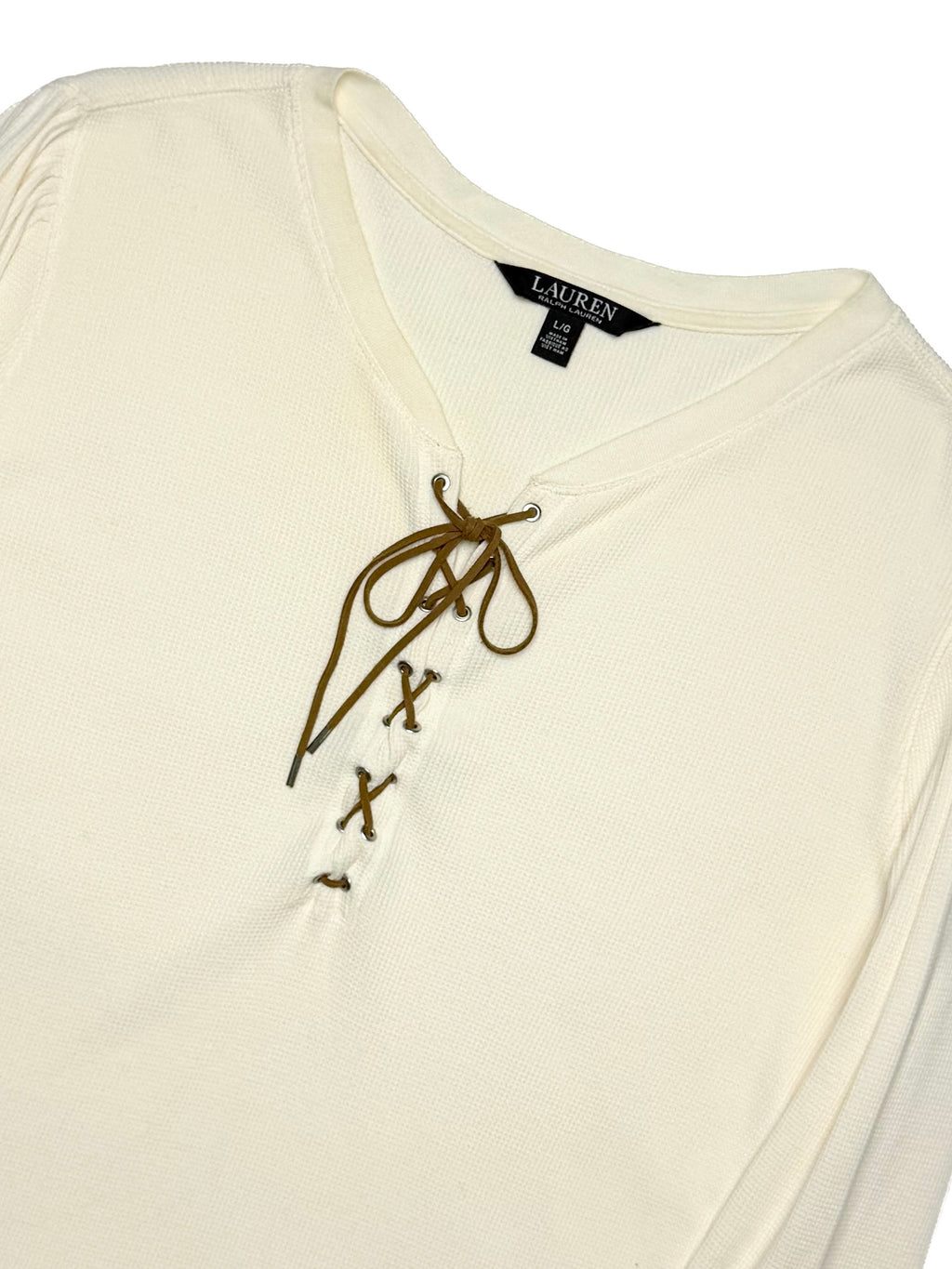 RALPH LAUREN Waffle Long Sleeve