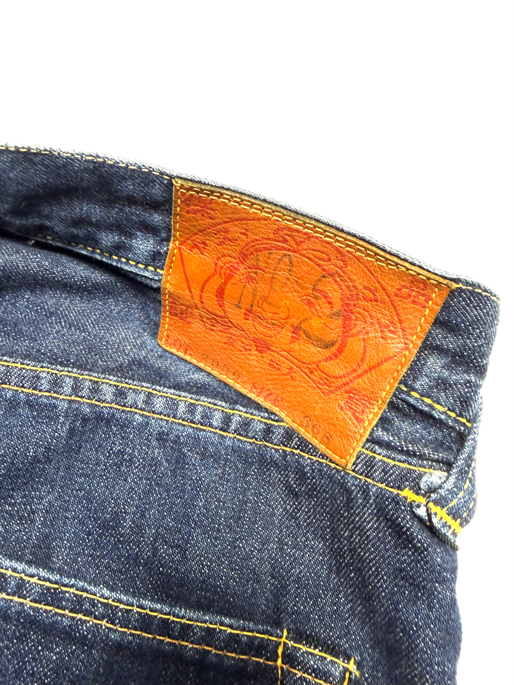Evisu No.2 Washed Selvage Denim Short 90s
