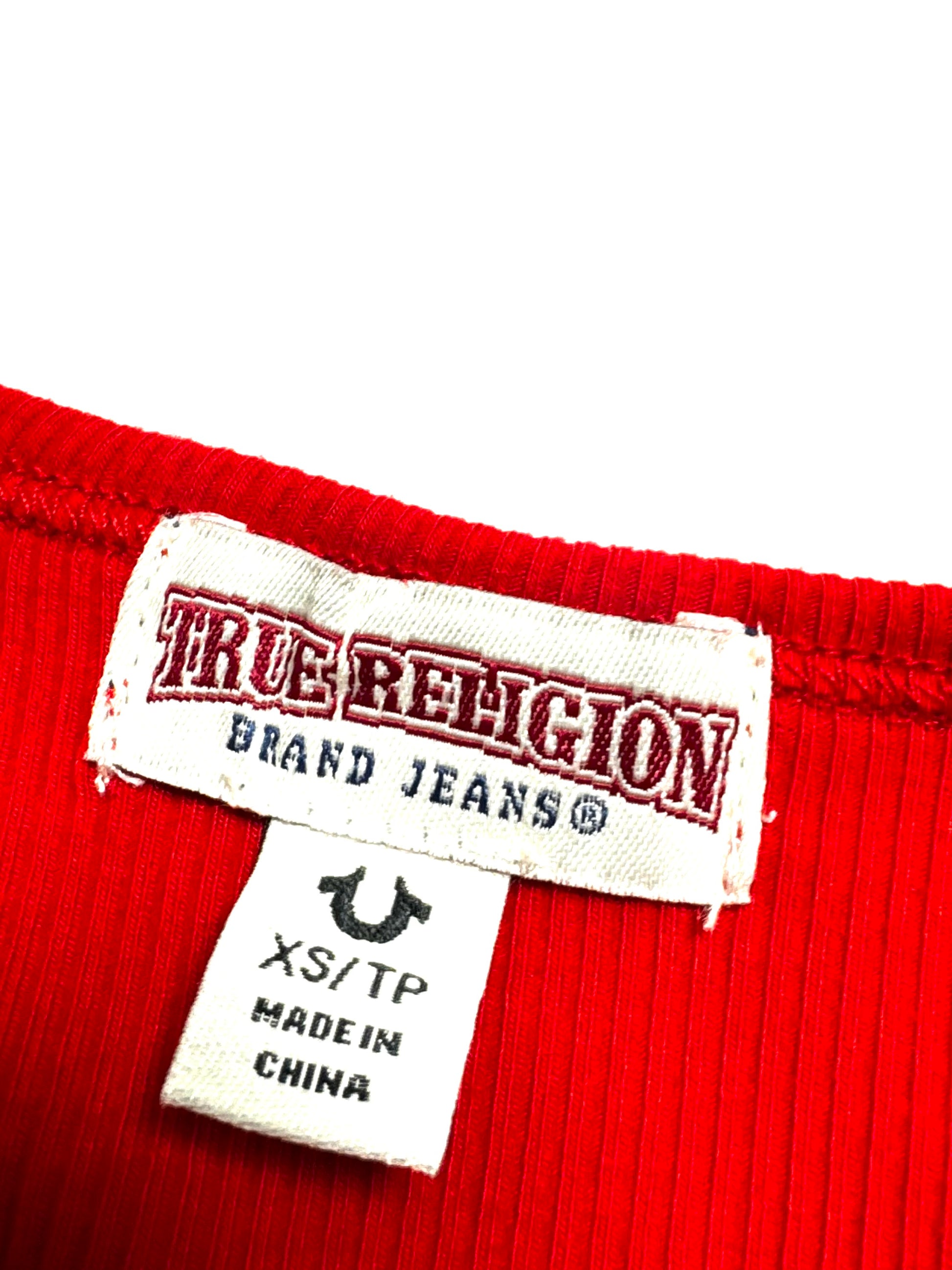 True Religion Red Tanktop