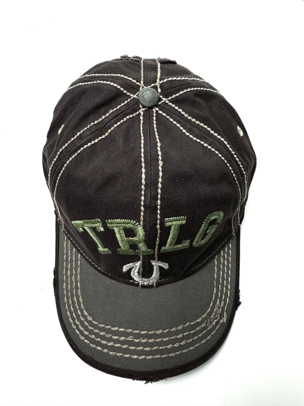 True Religion Denim Distressed Cap (Rare)