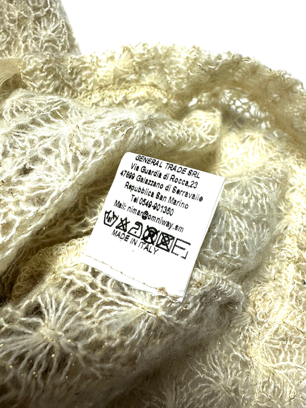 Alexander McQueen Ruffled Fur Collar Knit Top