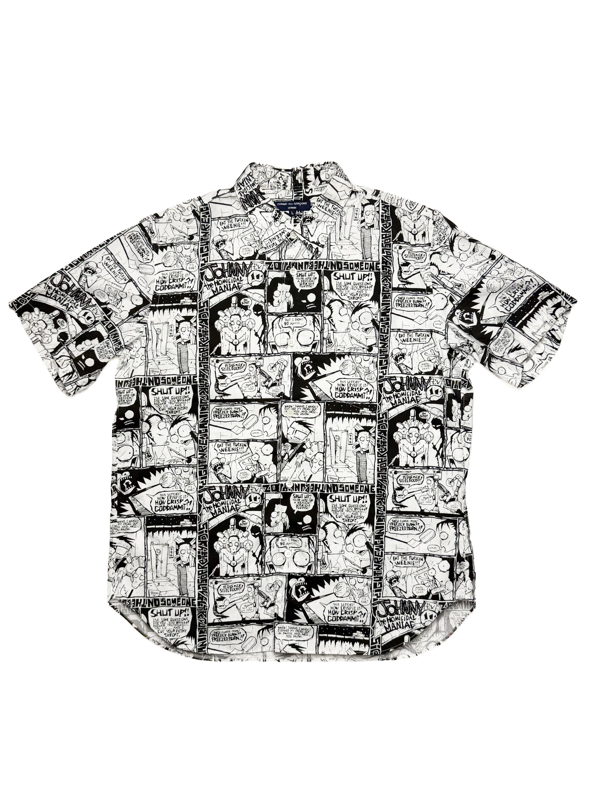 COMME DES GARCONS HOMME Comic Print Shirt