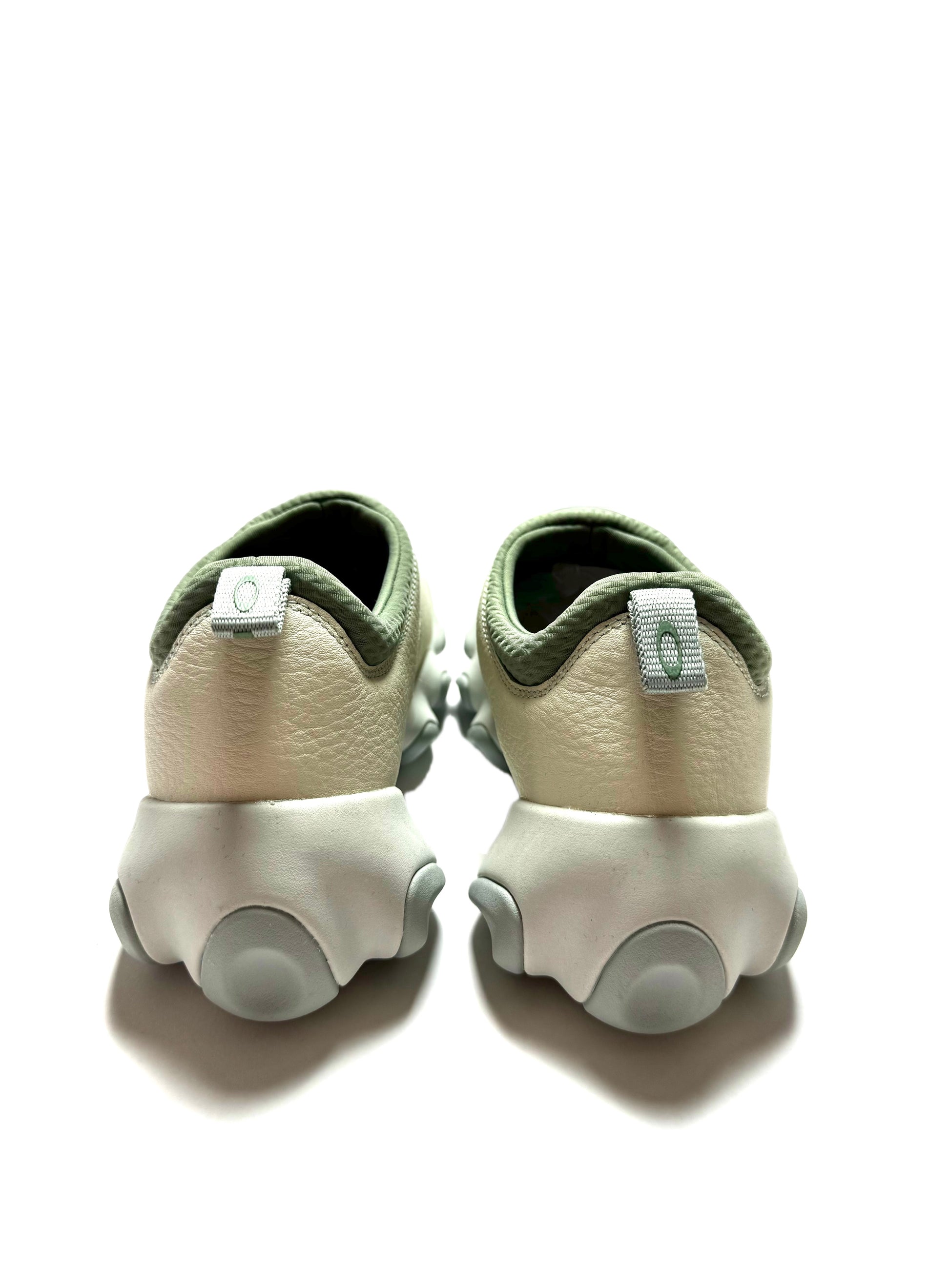 Oakley Factory Team Leather White Cream Lily Pad Suede Sneaker