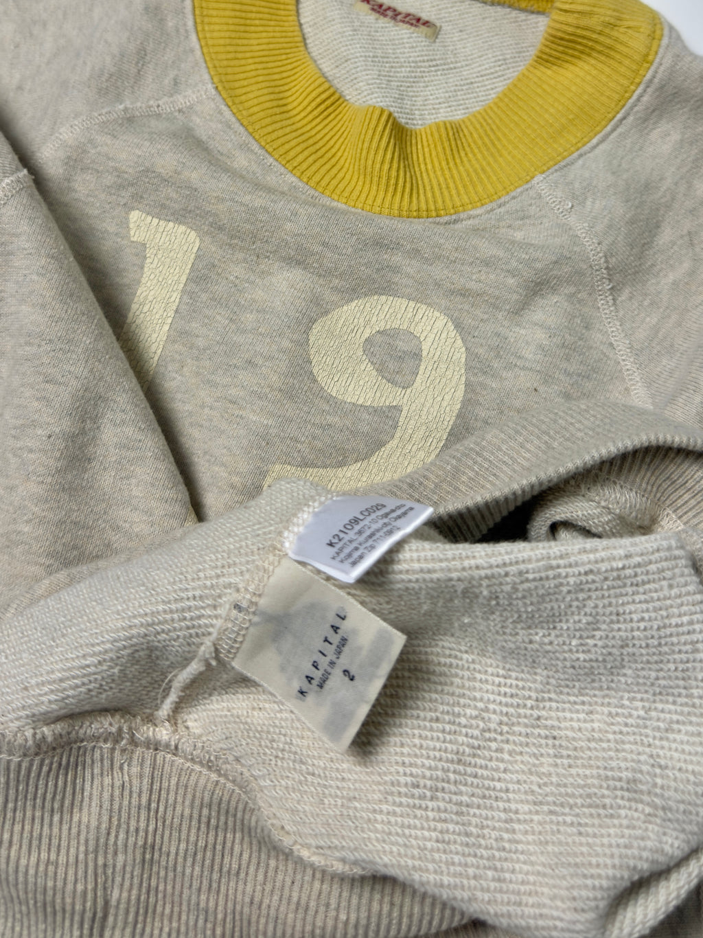 Kapital 1966 Raglan Mock Neck Sweater