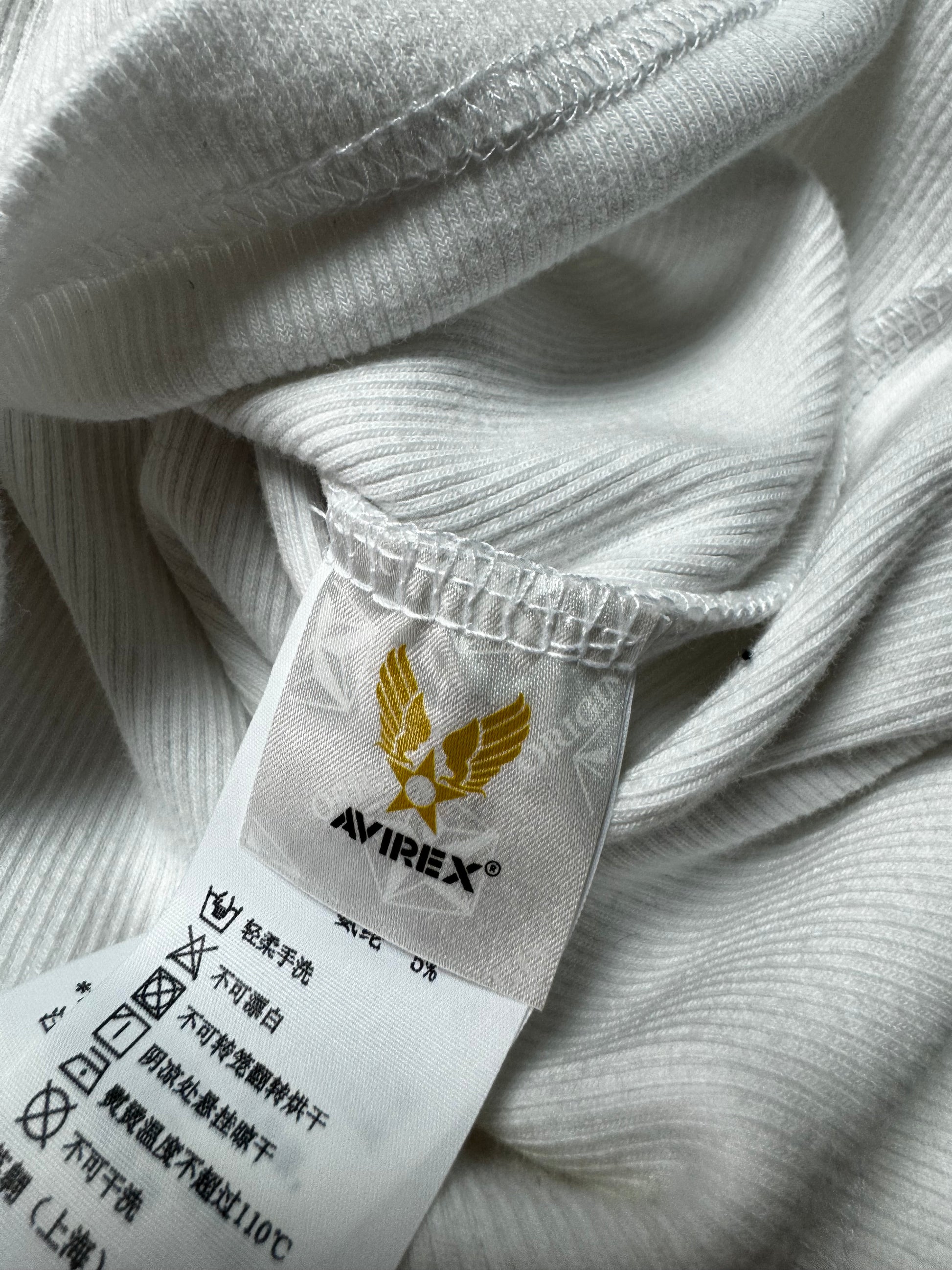 Avirex White Thermal Long Sleeve
