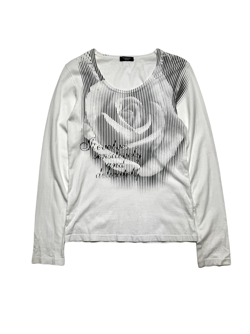 Tornado Mart Floral White Long Sleeve
