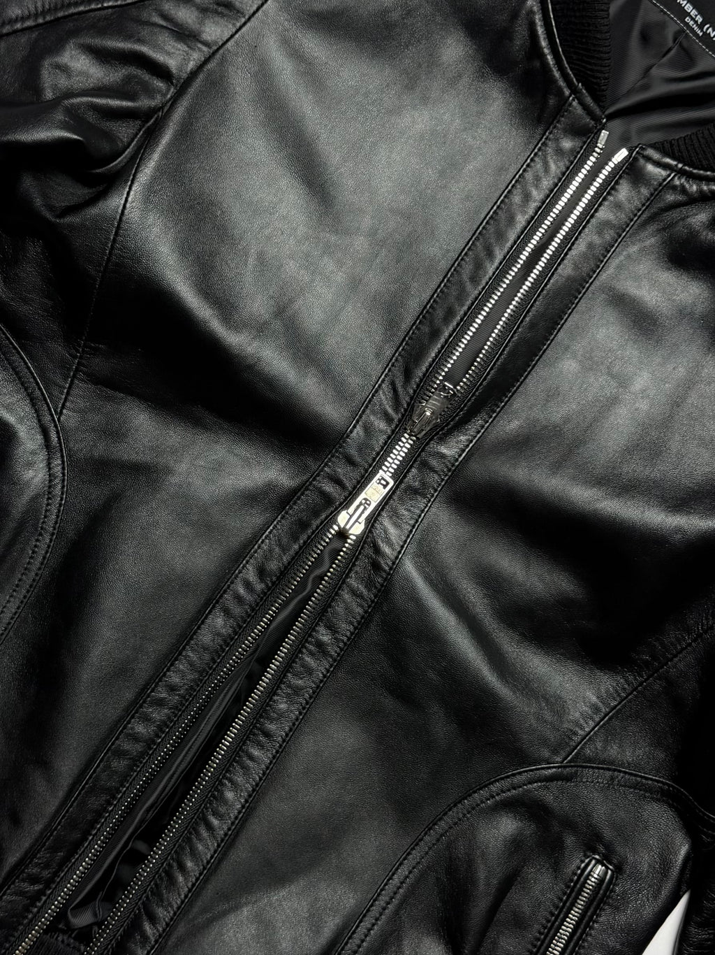 NUMBER NINE MA-1 Leather Jacket