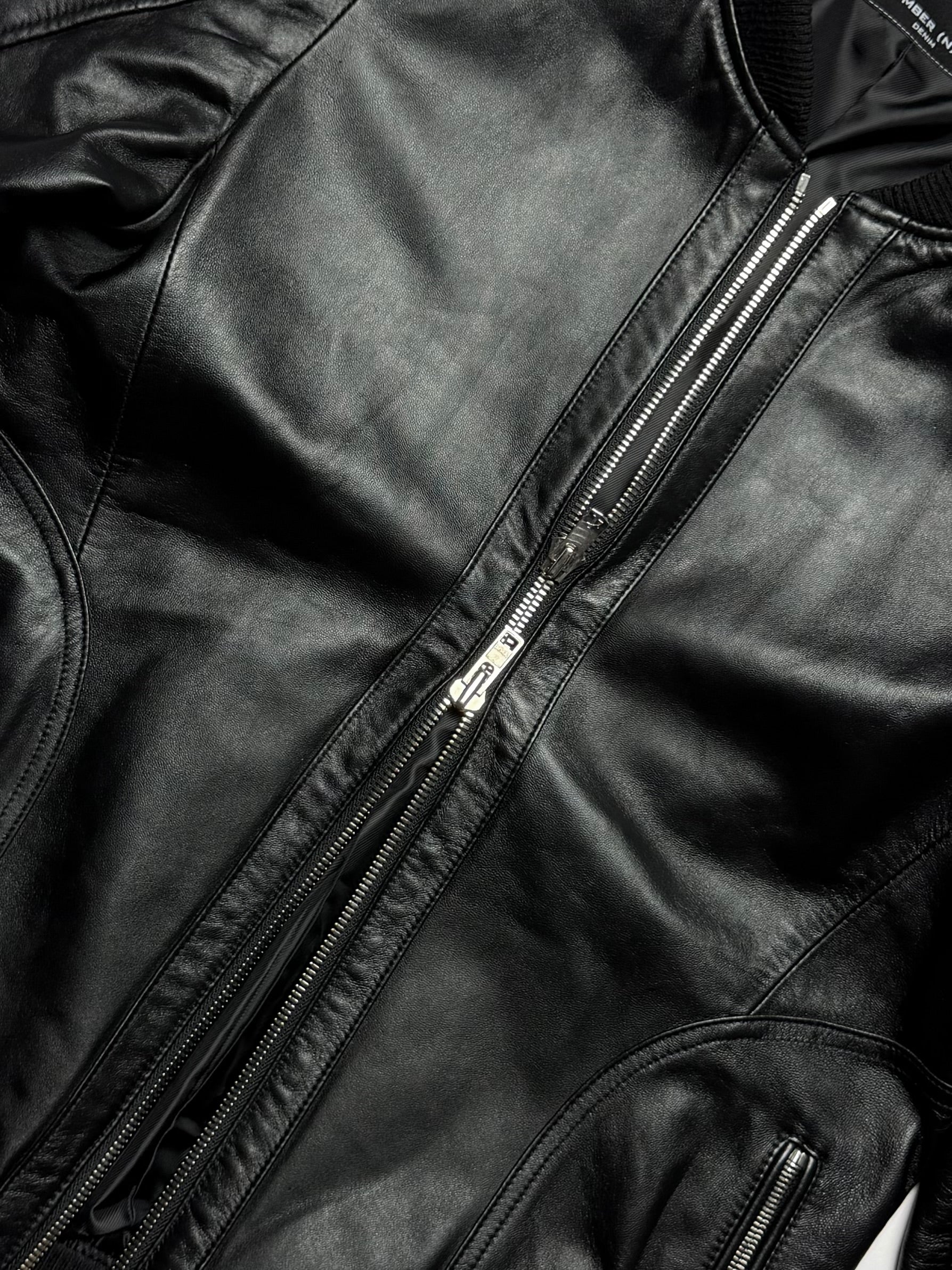 NUMBER NINE MA-1 Leather Jacket