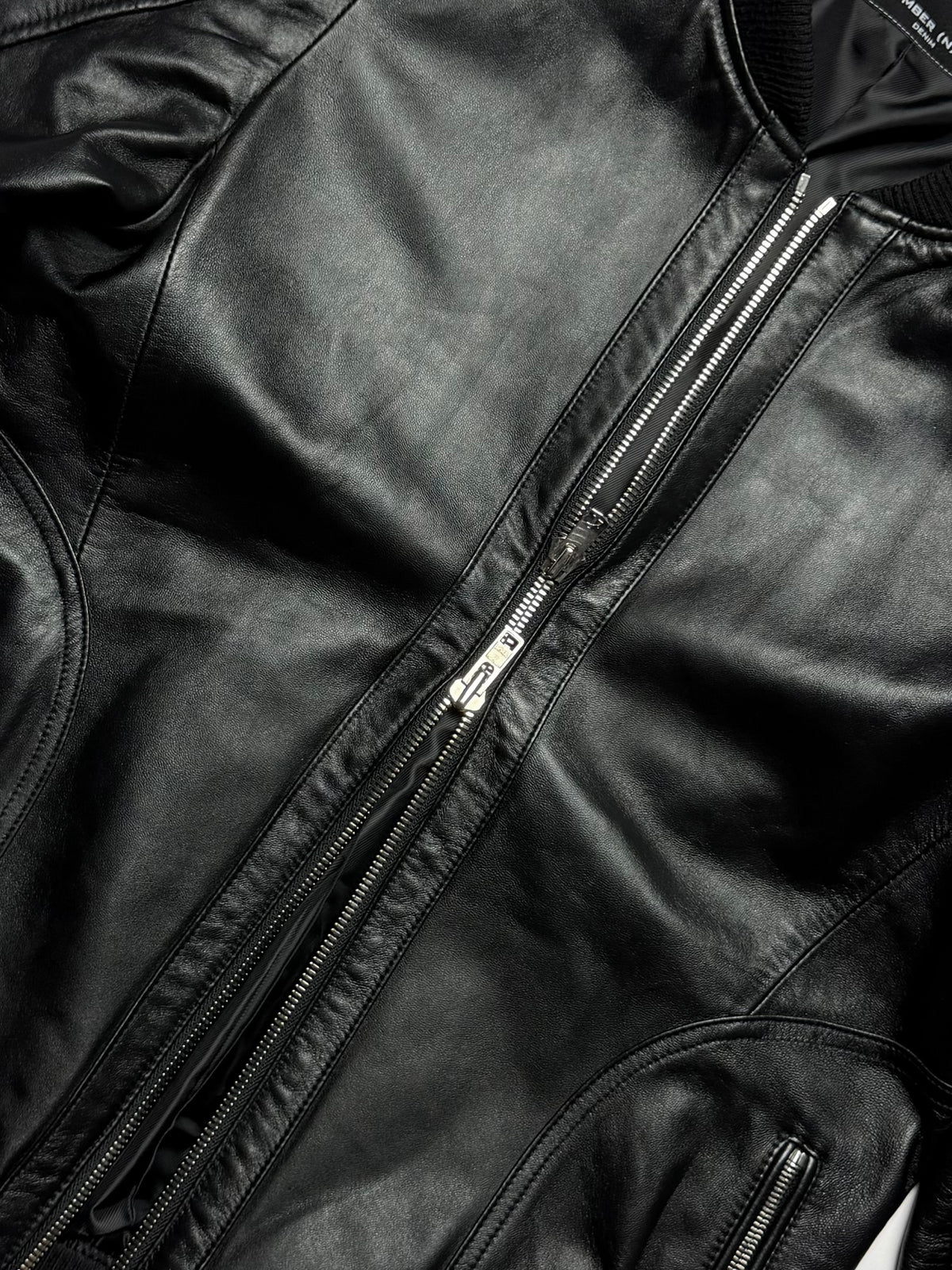 NUMBER NINE MA-1 Leather Jacket