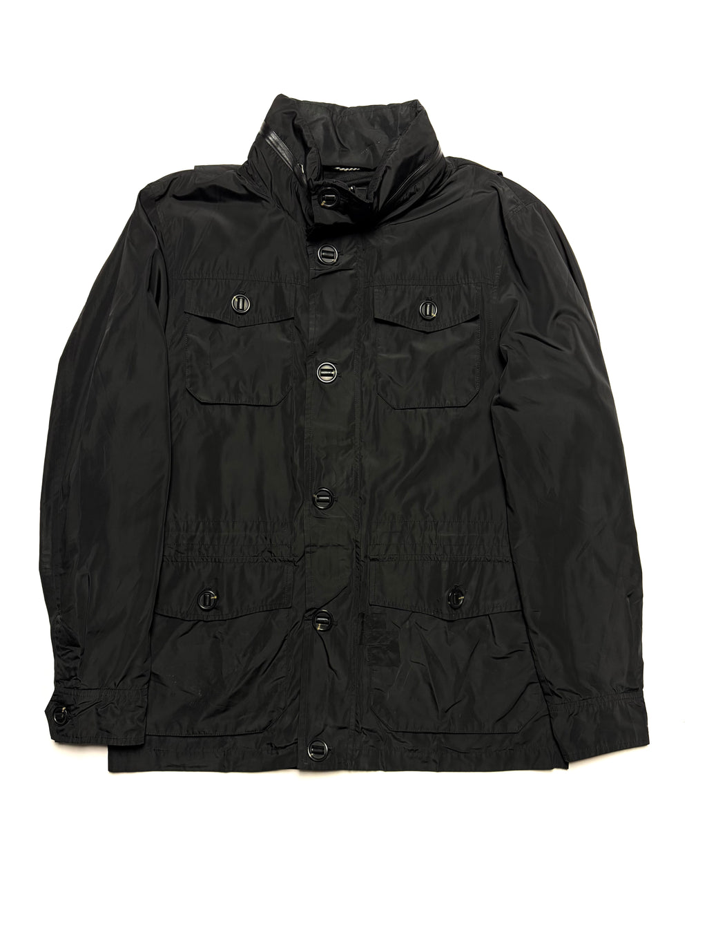 Mackage Montreal Wyatt Black Safari Rain Jacket Lined DuPont Teflon Shield