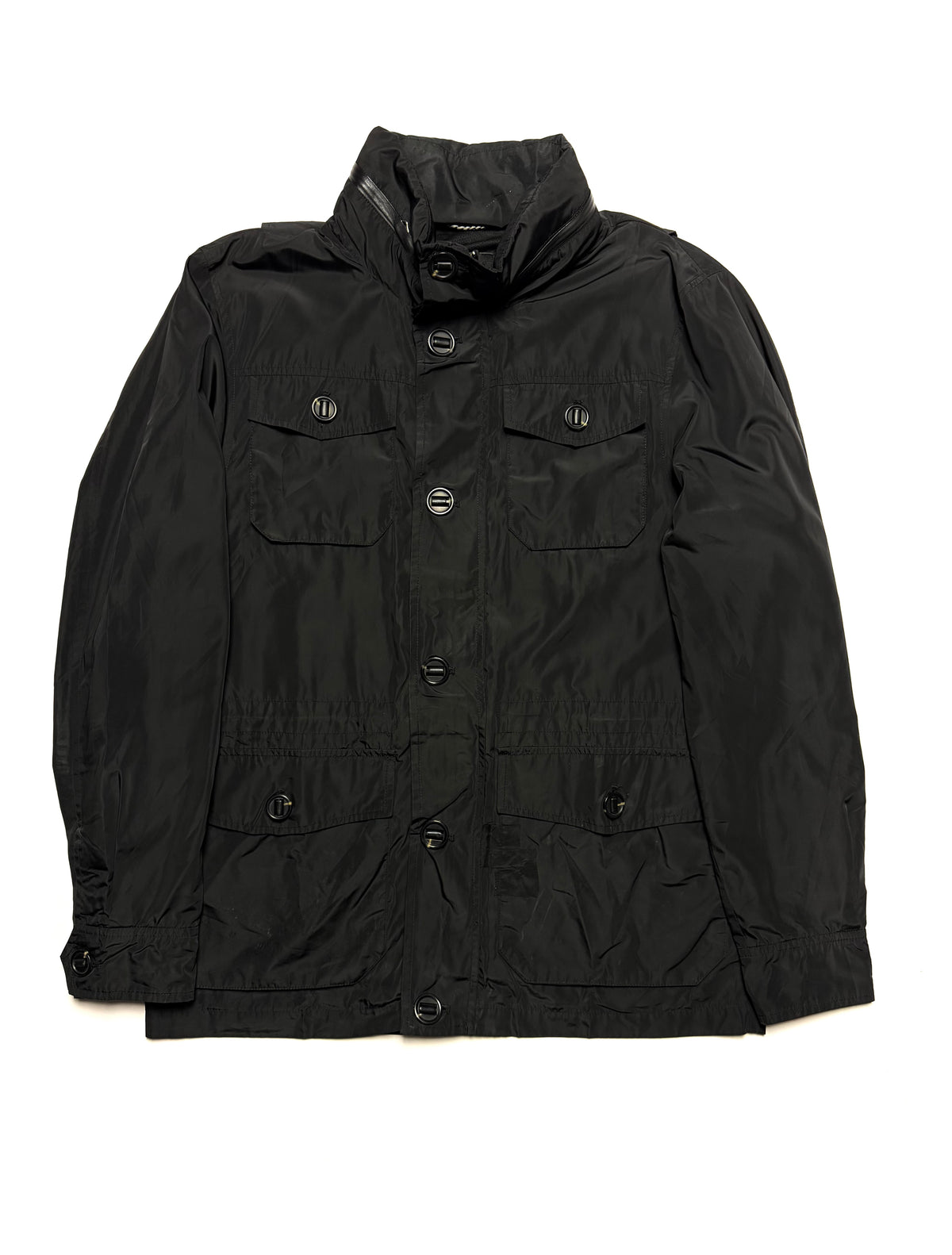 Mackage Montreal Wyatt Black Safari Rain Jacket Lined DuPont Teflon Shield