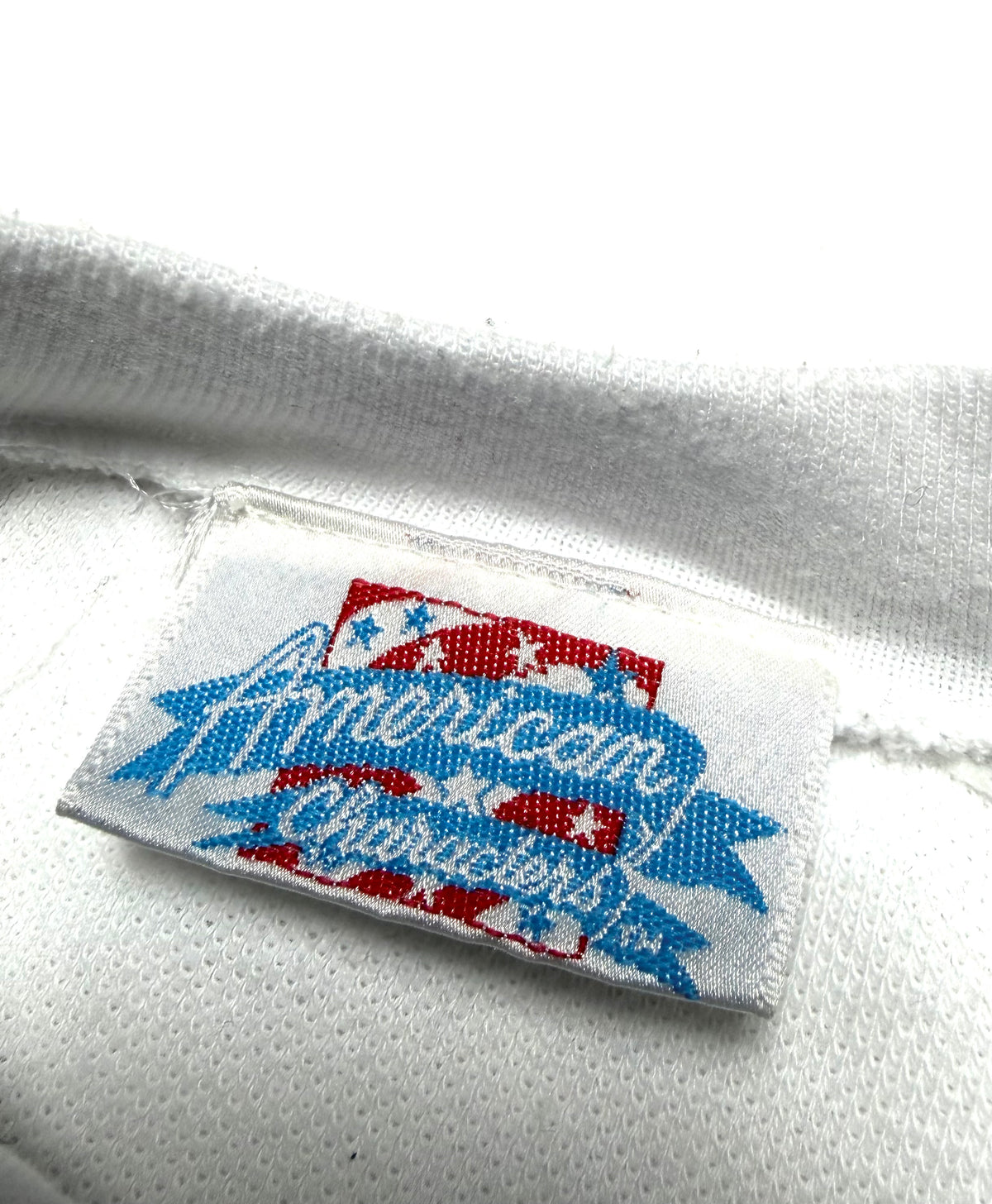 American Character Mickey Mouse White Quarter Sleeve 80s Crewneck
