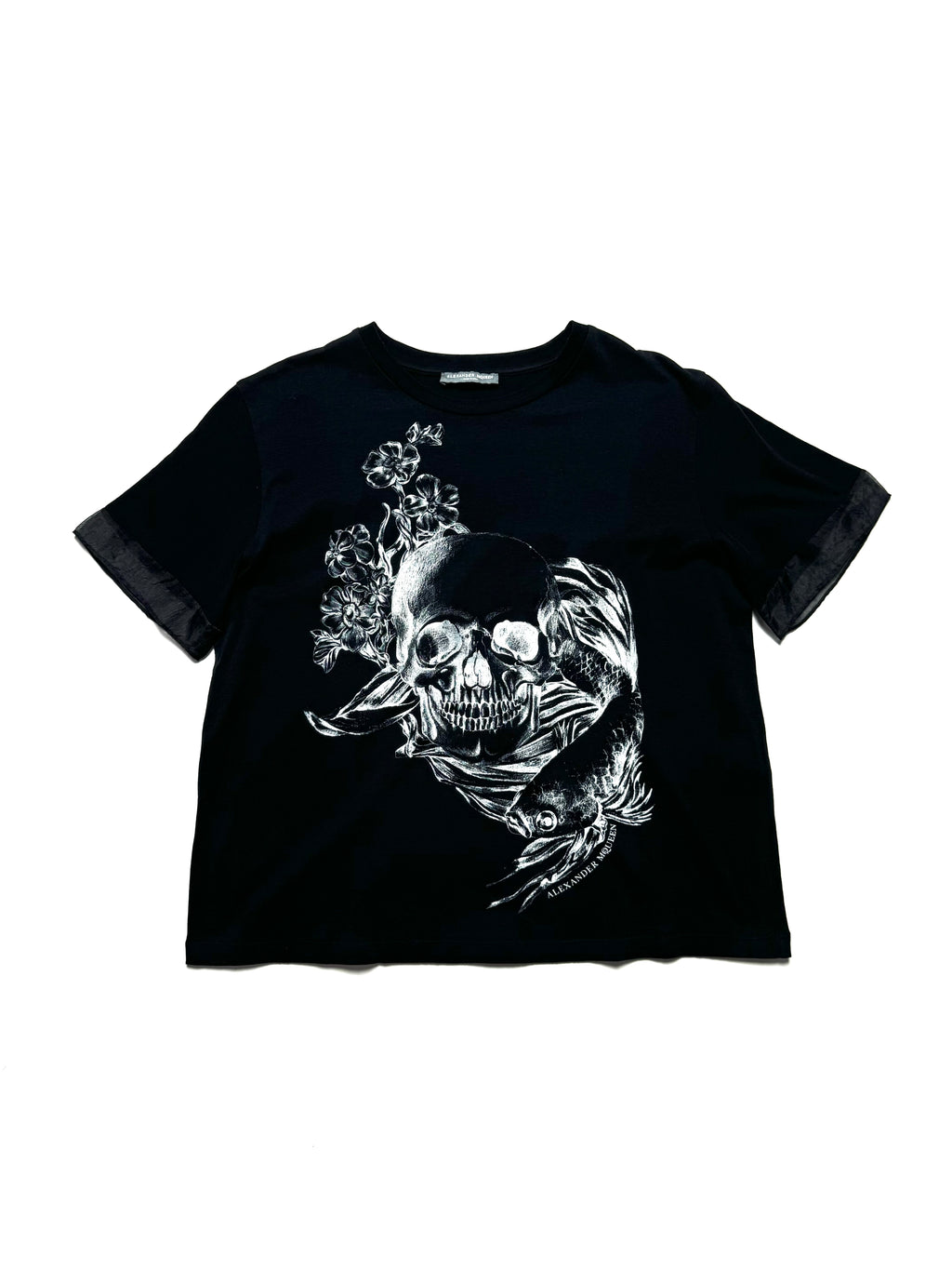 Alexander McQueen Skull Black Tee