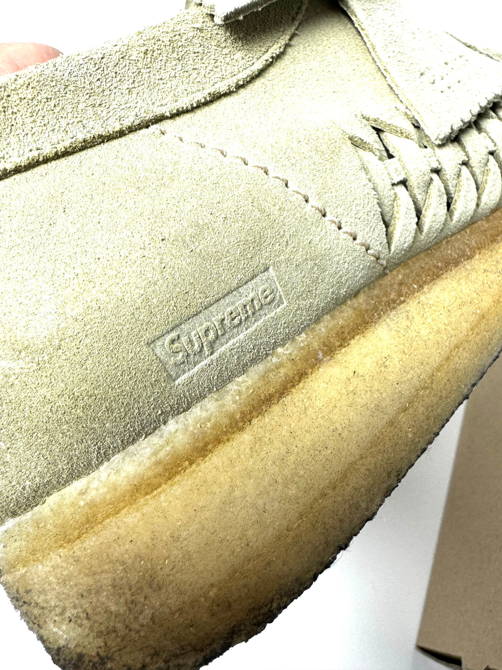 Supreme x Clarks Wallabe Weave