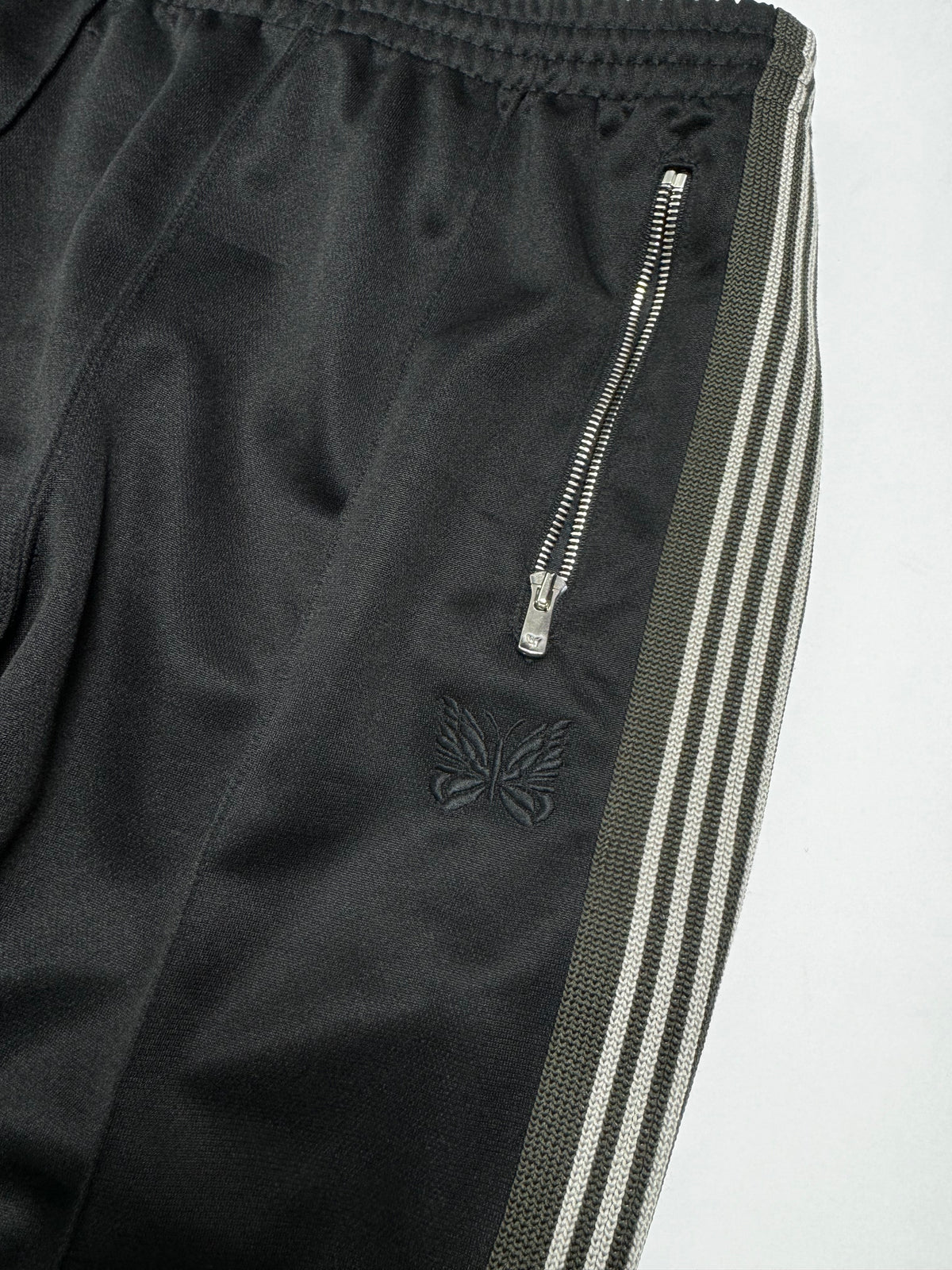 Needles x Nubian Black Grey Straight Track Pant