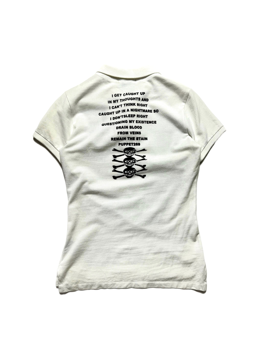 Polo by Ralph Lauren Skinny Skull White Shirt