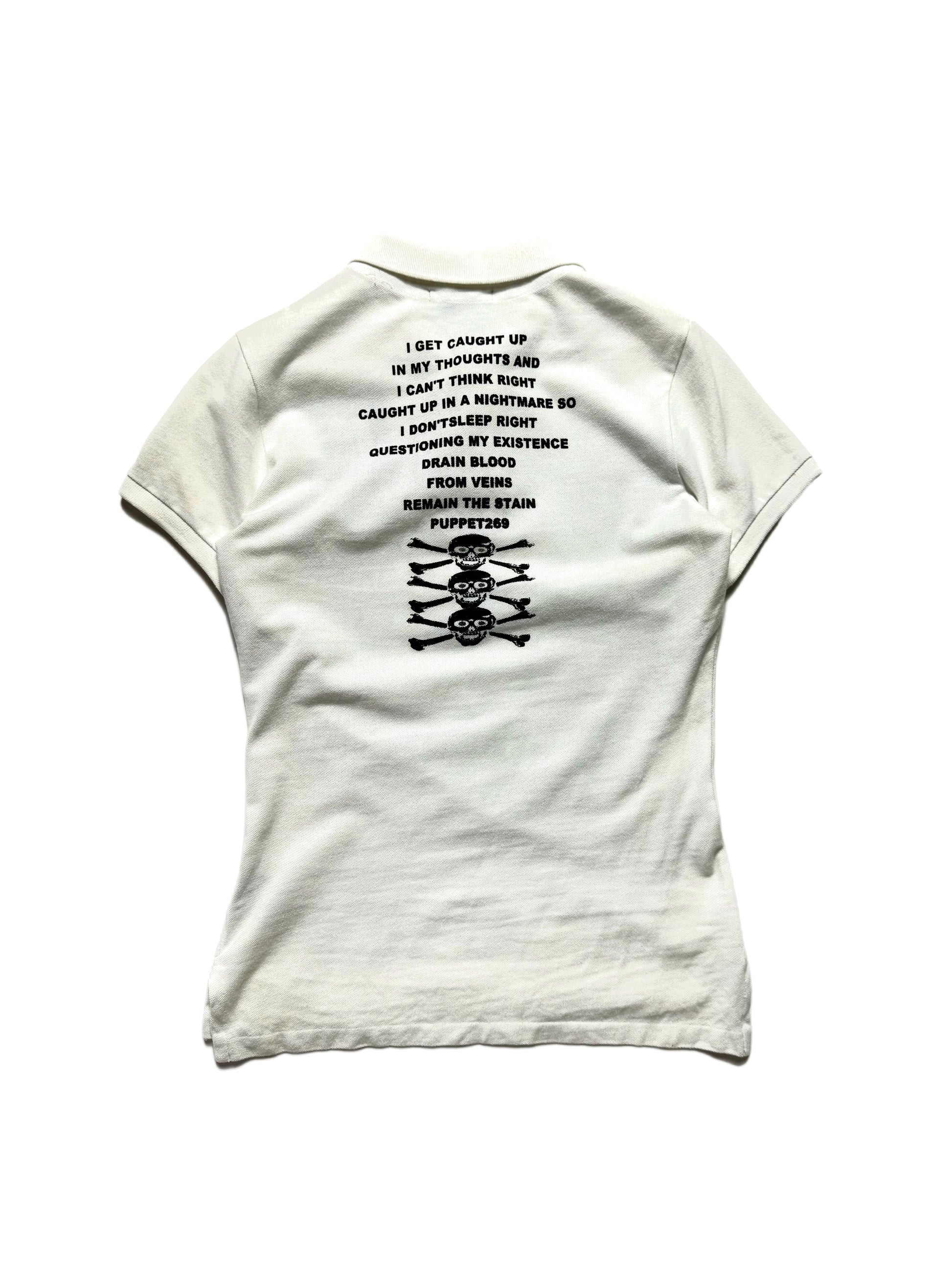 Polo by Ralph Lauren Skinny Skull White Shirt