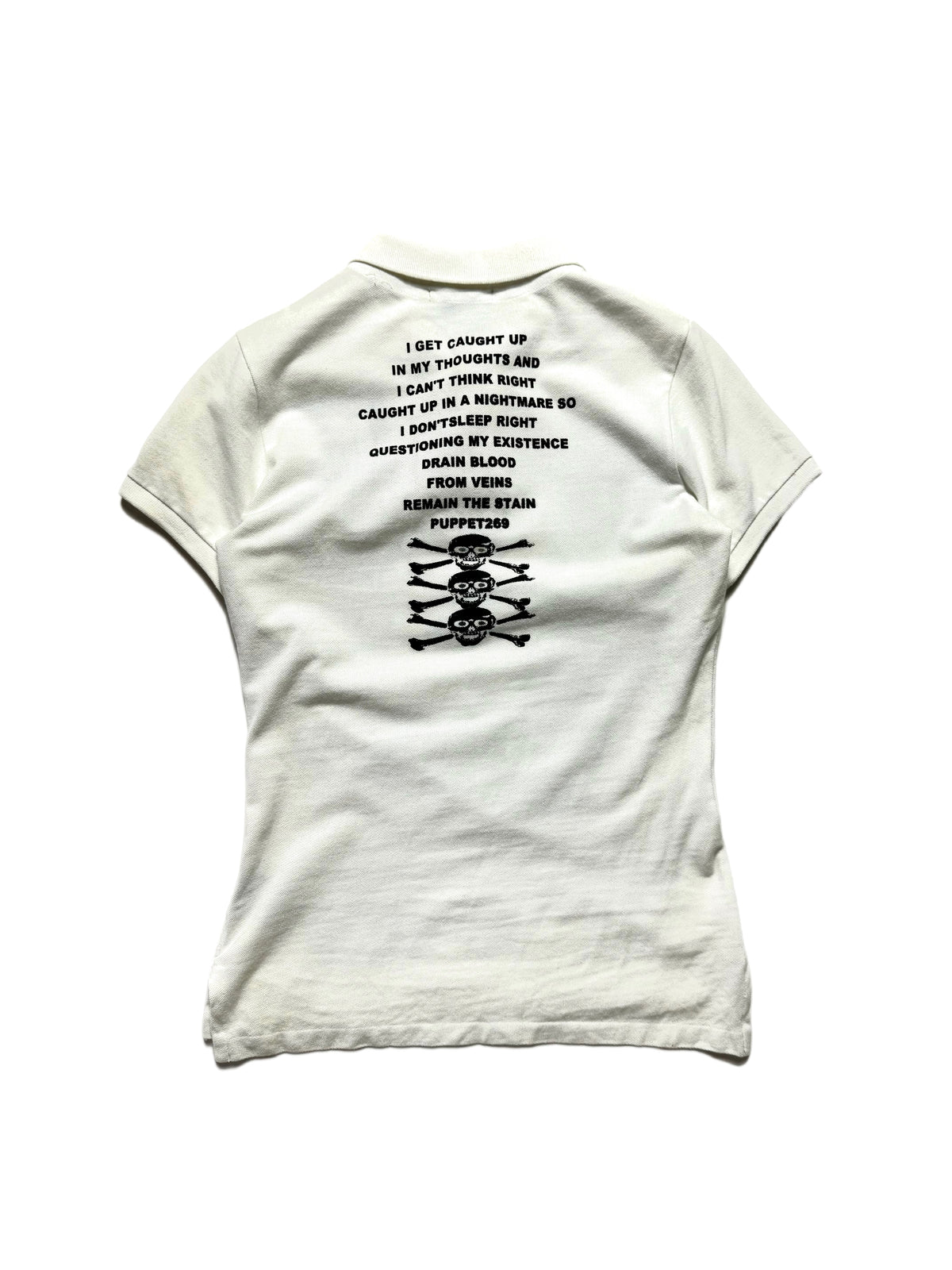 Polo by Ralph Lauren Skinny Skull White Shirt