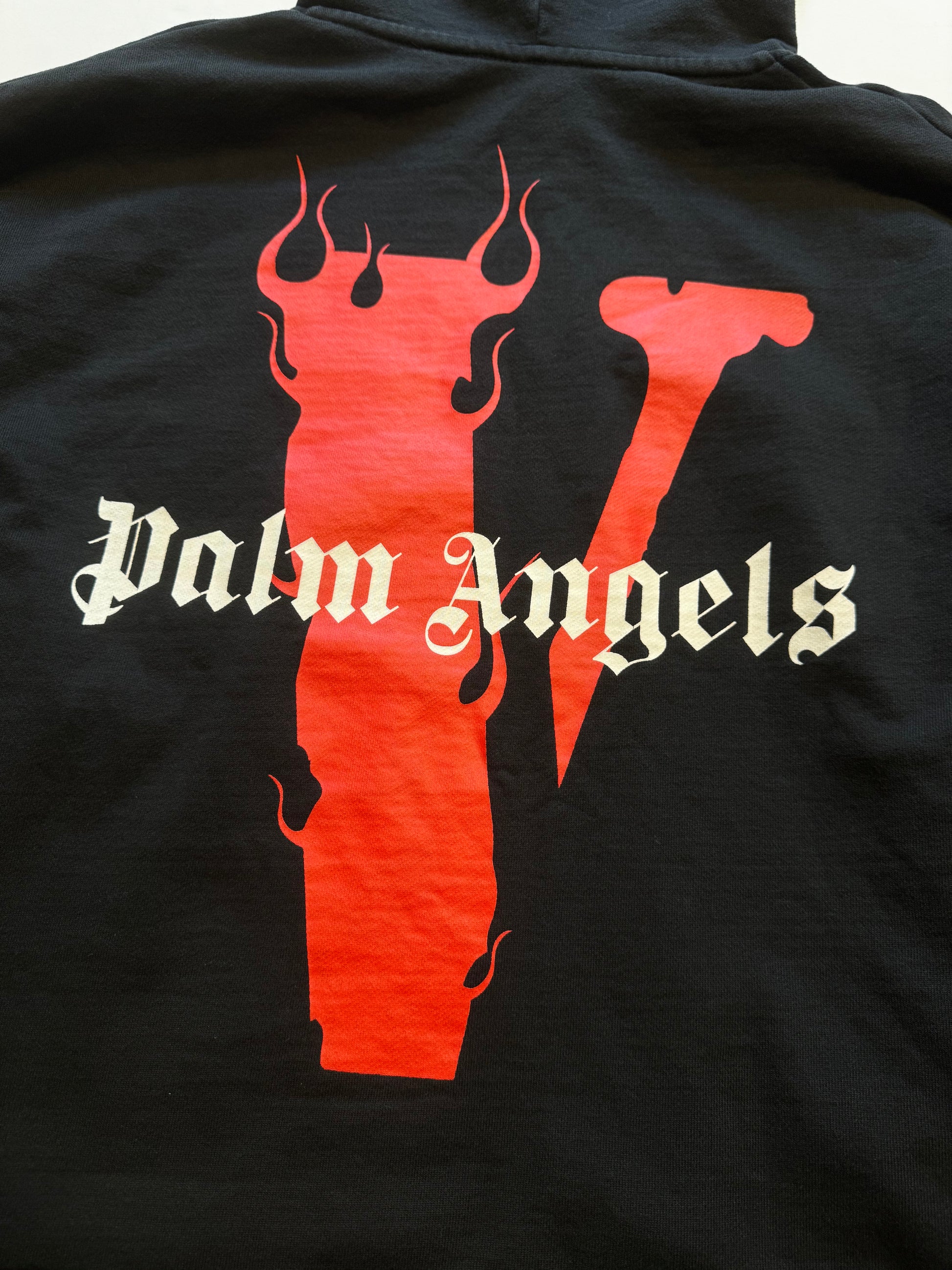 Vlone x Palm Angles Flame Hoodie 18ss
