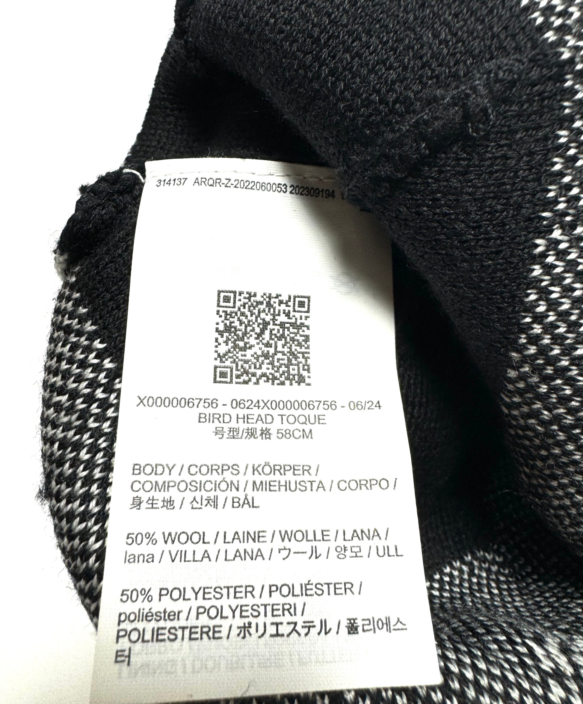 Arc'teryx Black Head Toque Beanie