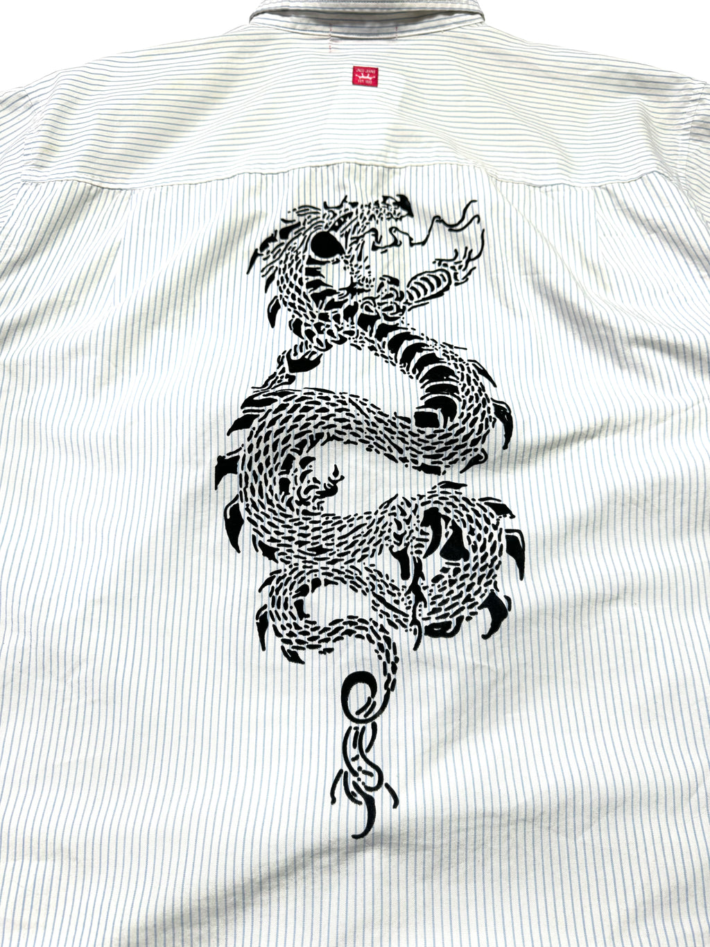 JNCO White Short Sleeve Dragon Shirt