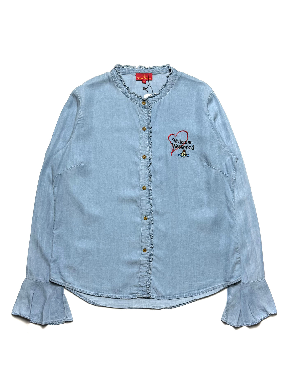 Vivienne Westwood Heart Ruffle Shirt