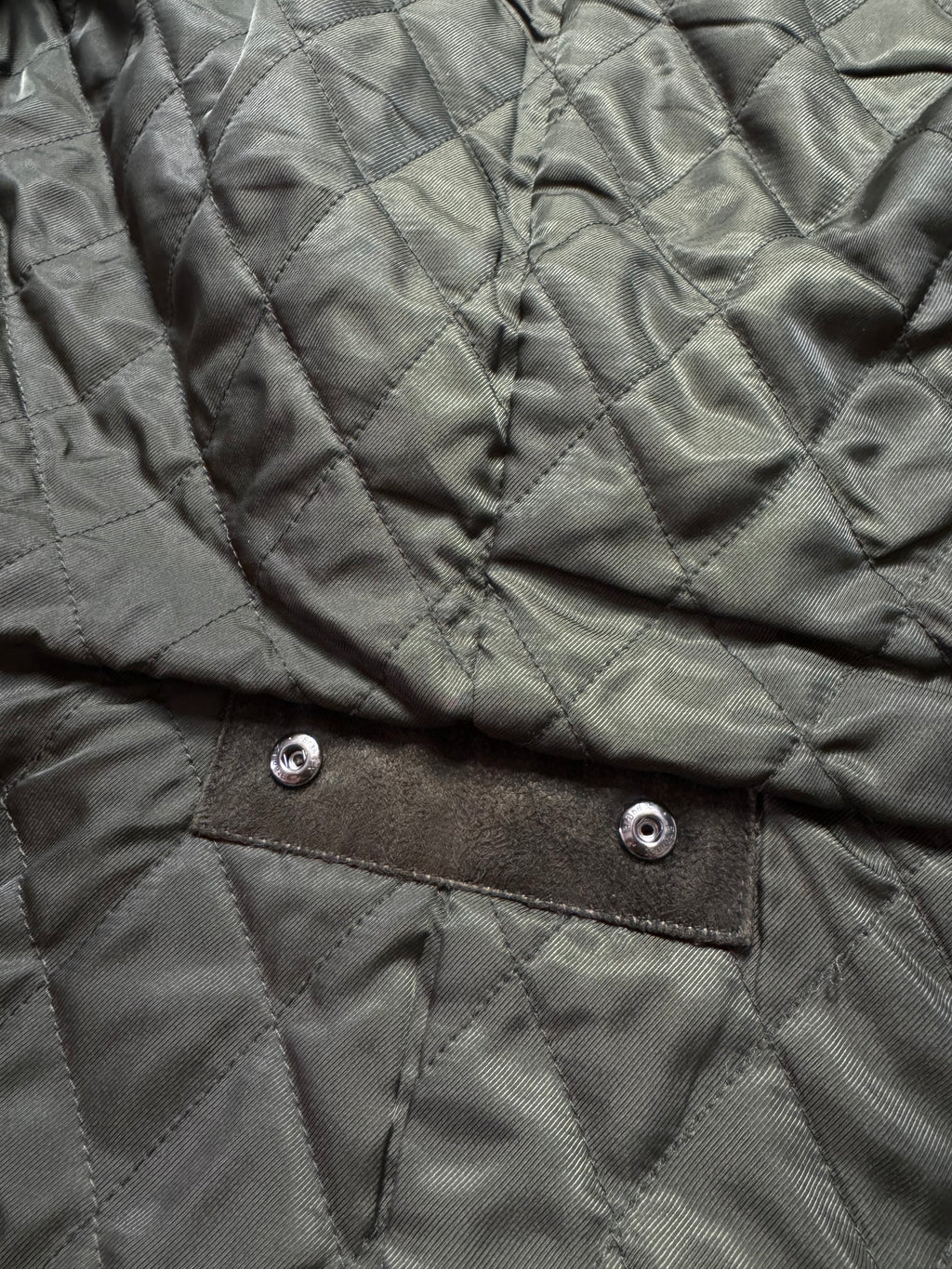 Tornado Mart Dark Green Suede Fur Coat