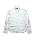 Prada White Chest Pocket White Shirt 2008