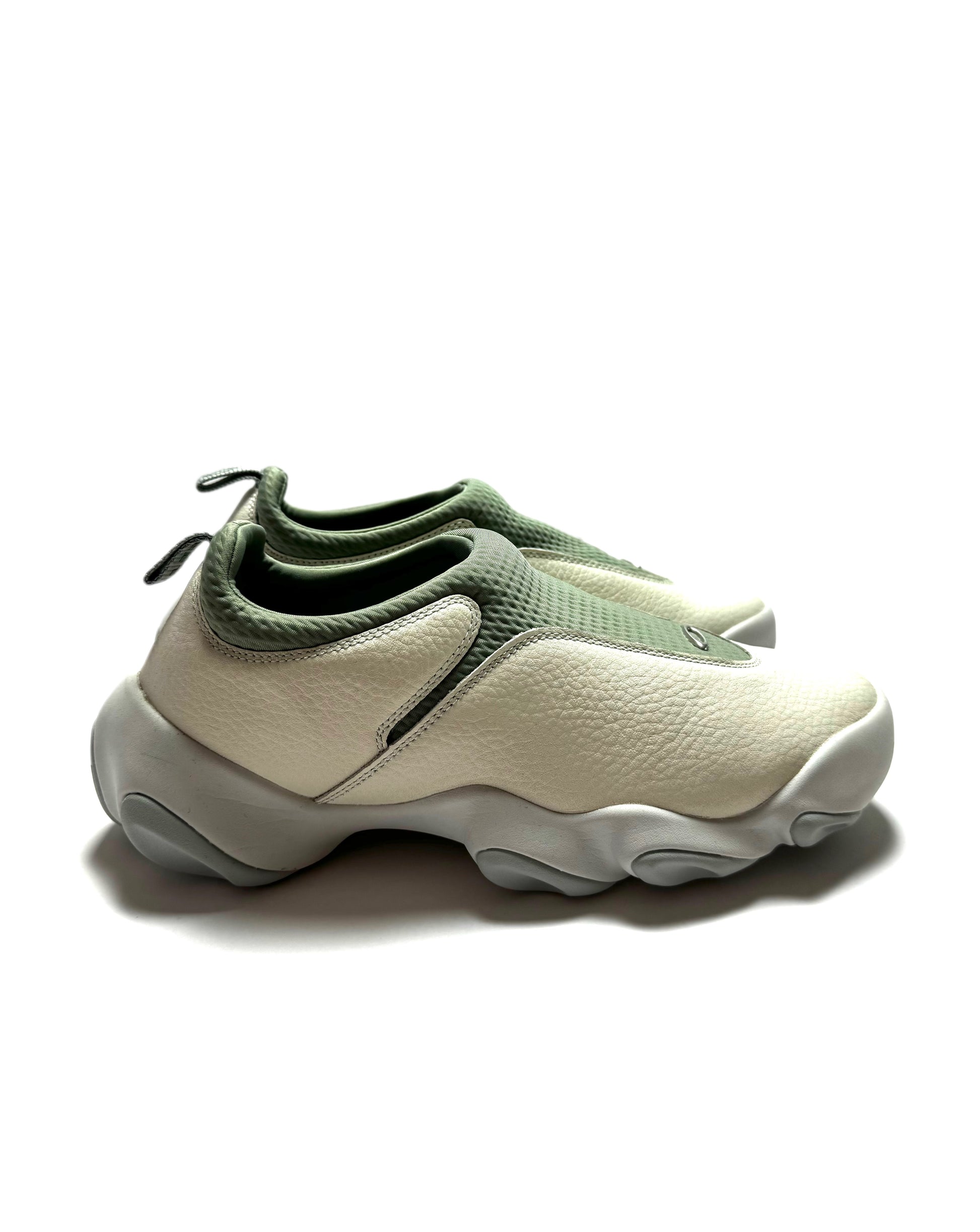 Oakley Factory Team Leather White Cream Lily Pad Suede Sneaker