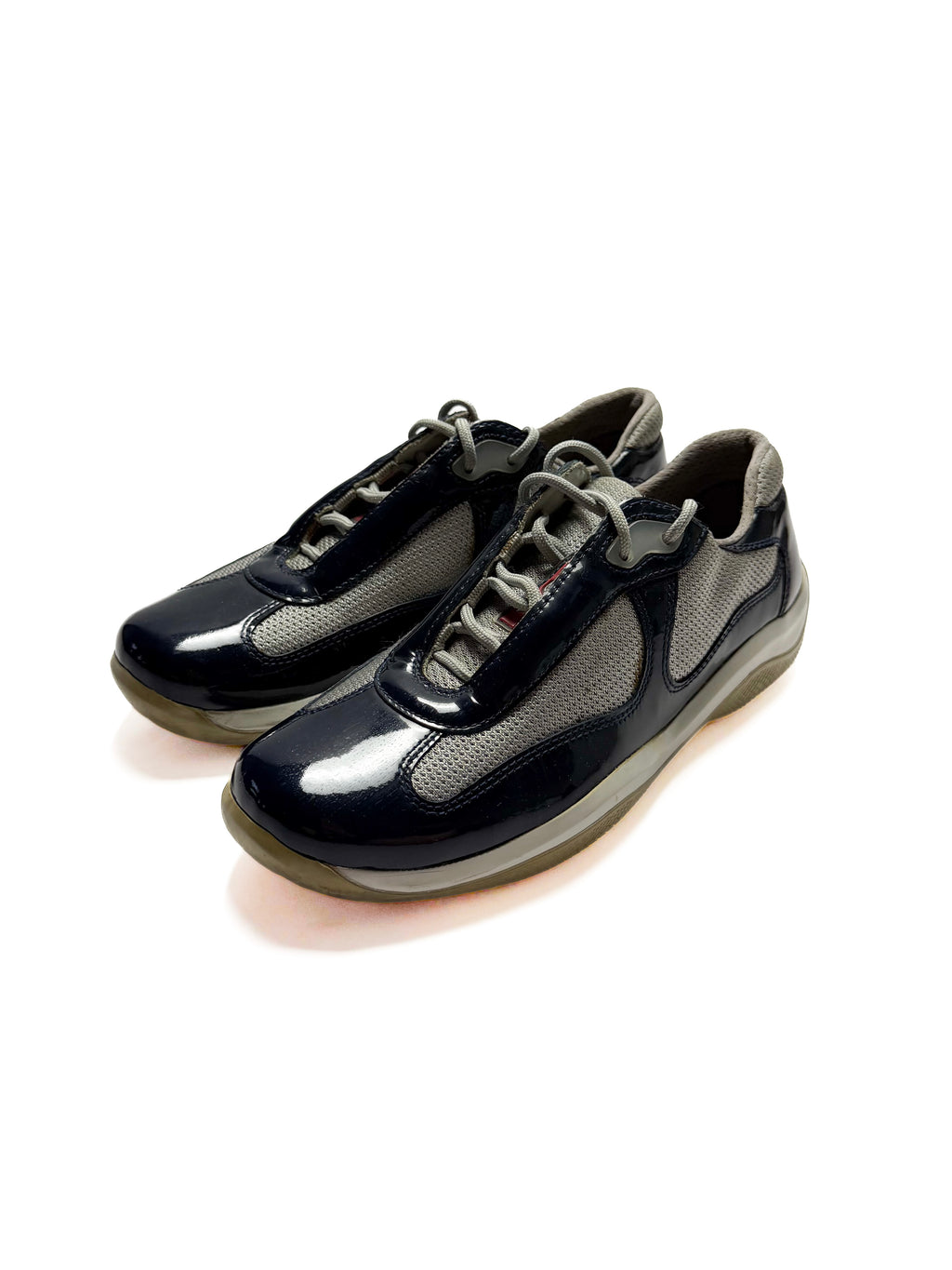 Prada America’s Cup Diamond Blue Shoe 2000s
