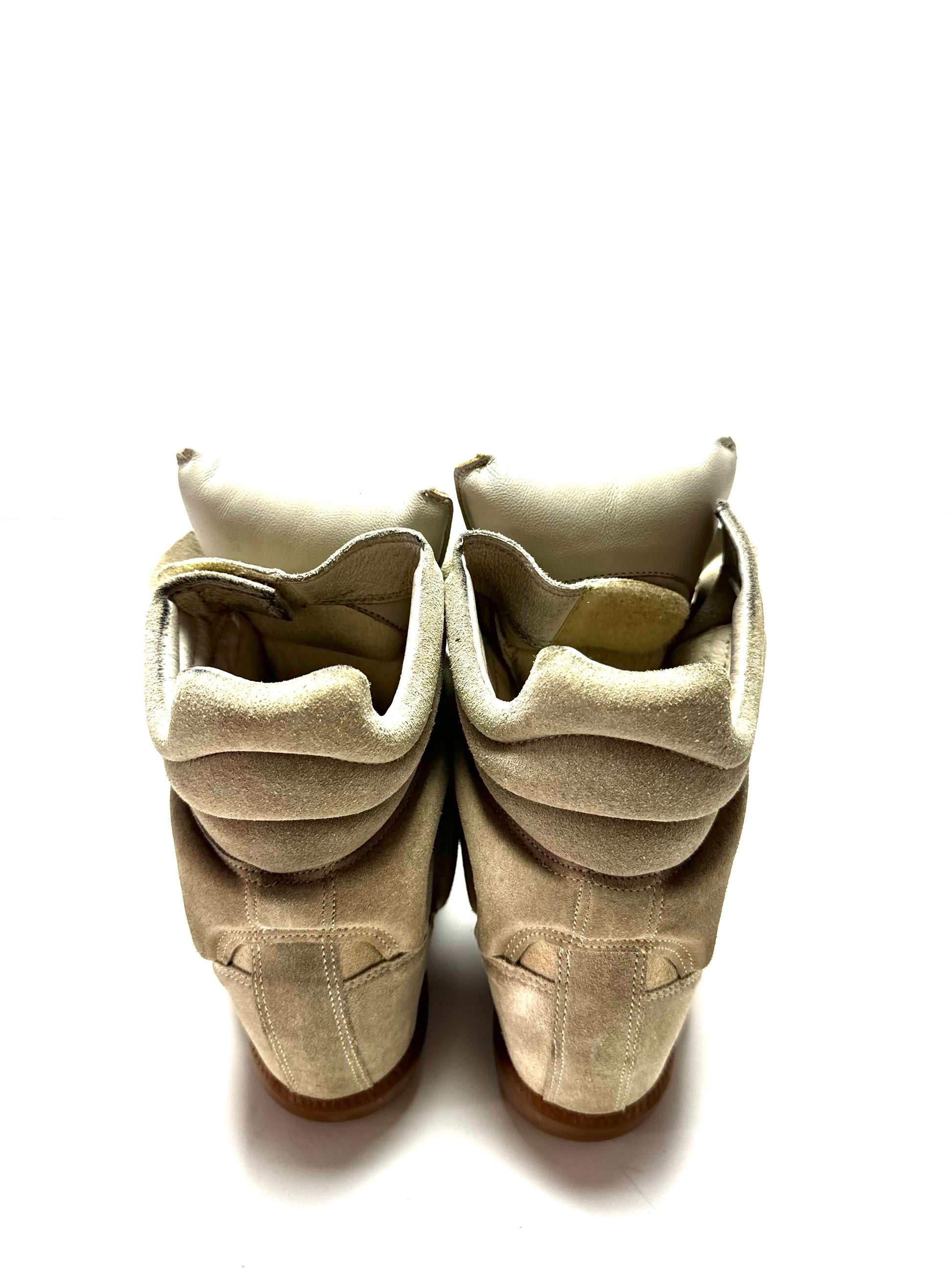 Isabel Marant Bekett Wedge Grey Suede Sneaker