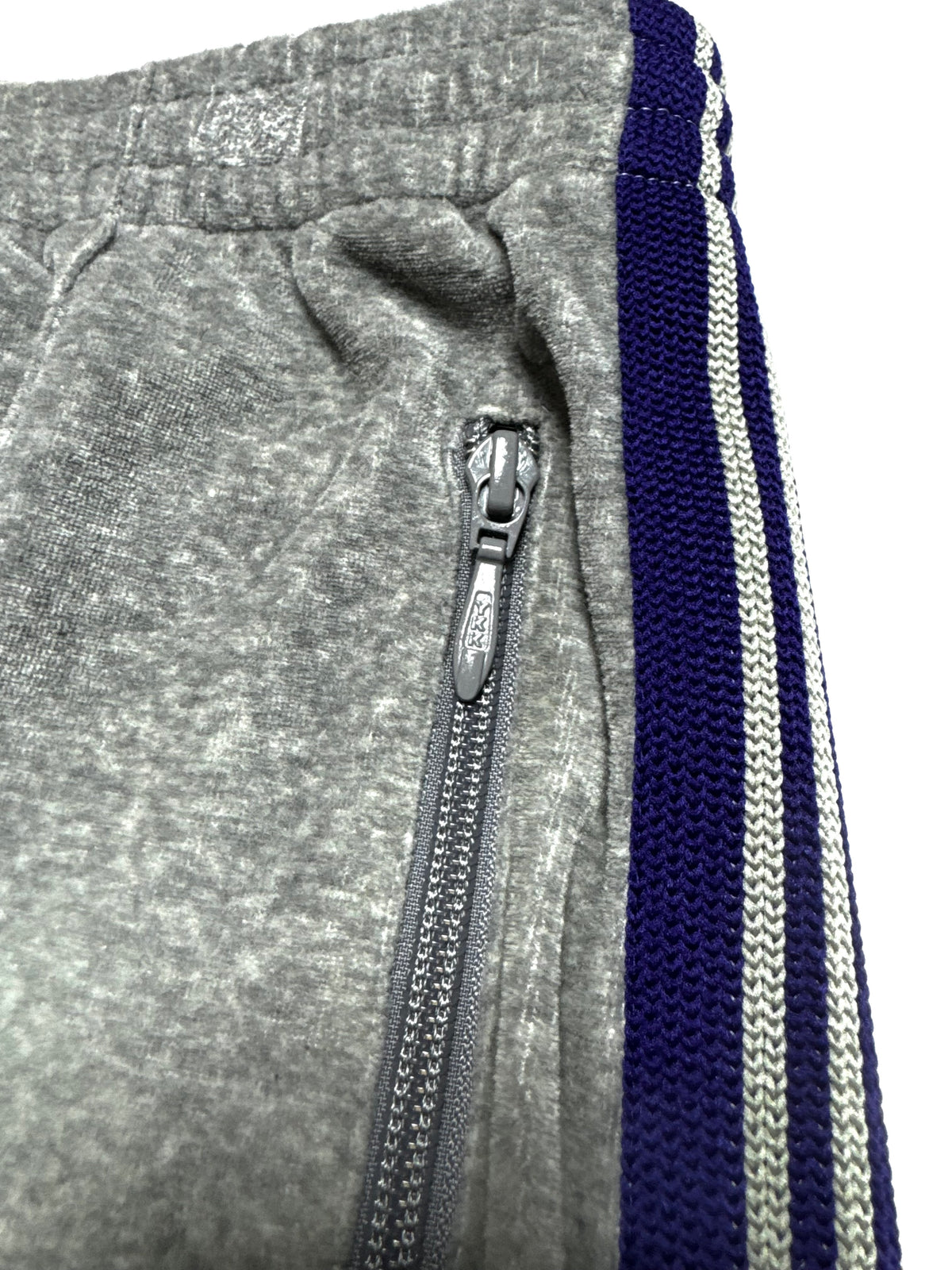 Needles Grey Straight Track Pant