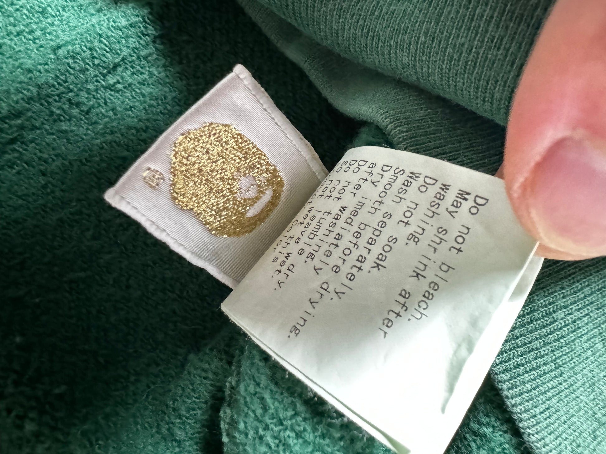 BAPE OG Green Camo Full Zip Hoodie 2010s (Shibuya Camo)