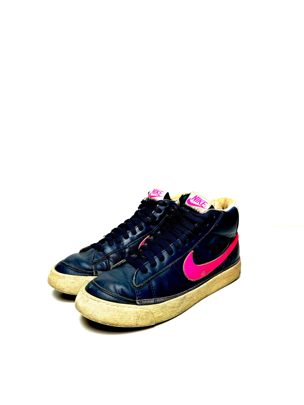 Nike BLAZER MID x STUSSY MIDNIGHT NAVY / TURBO PINK 2002