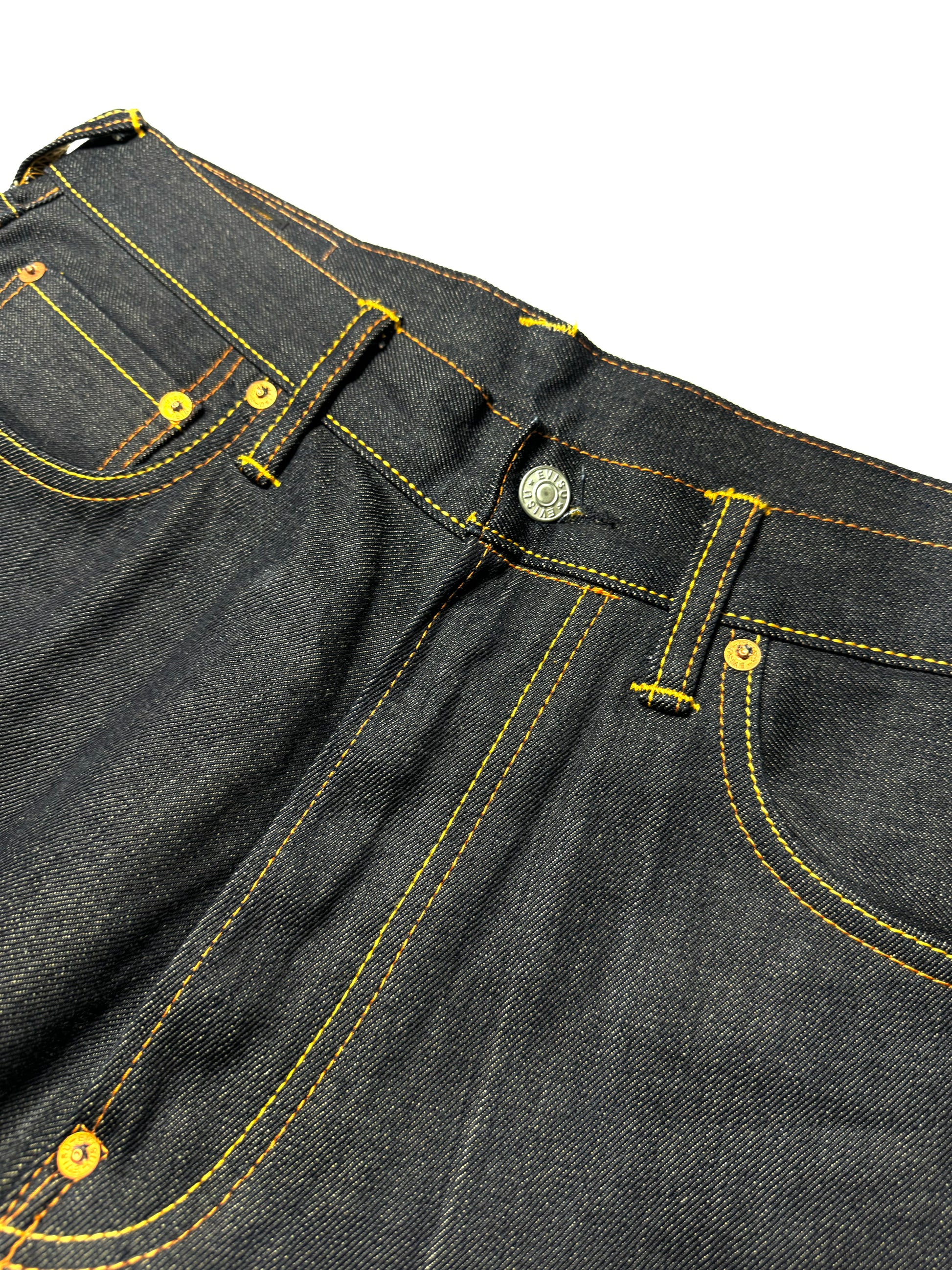 Evisu Remake Blue Daicock Raw Denim Jean