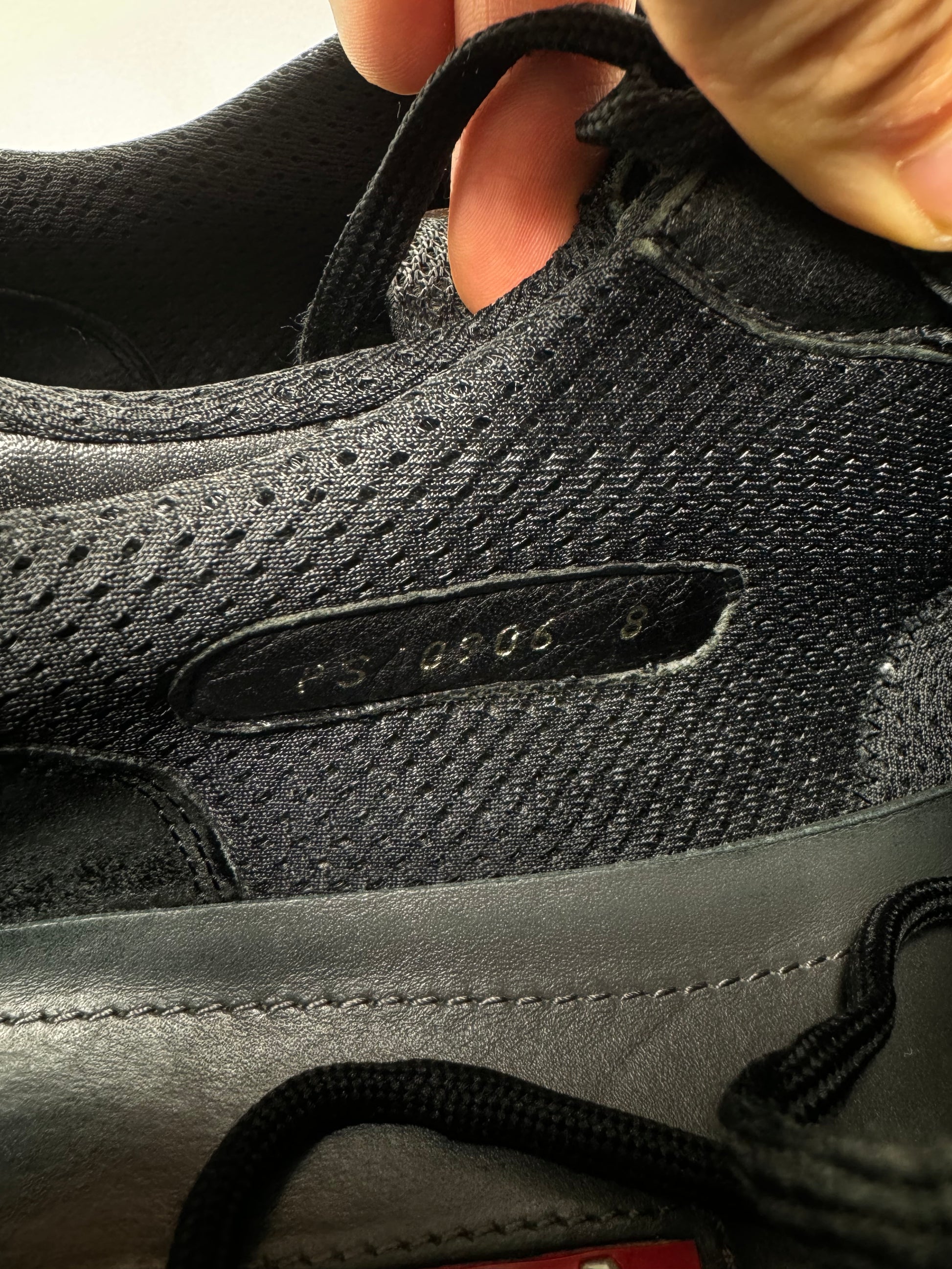 Prada Black Amercia’s Cup Shoes