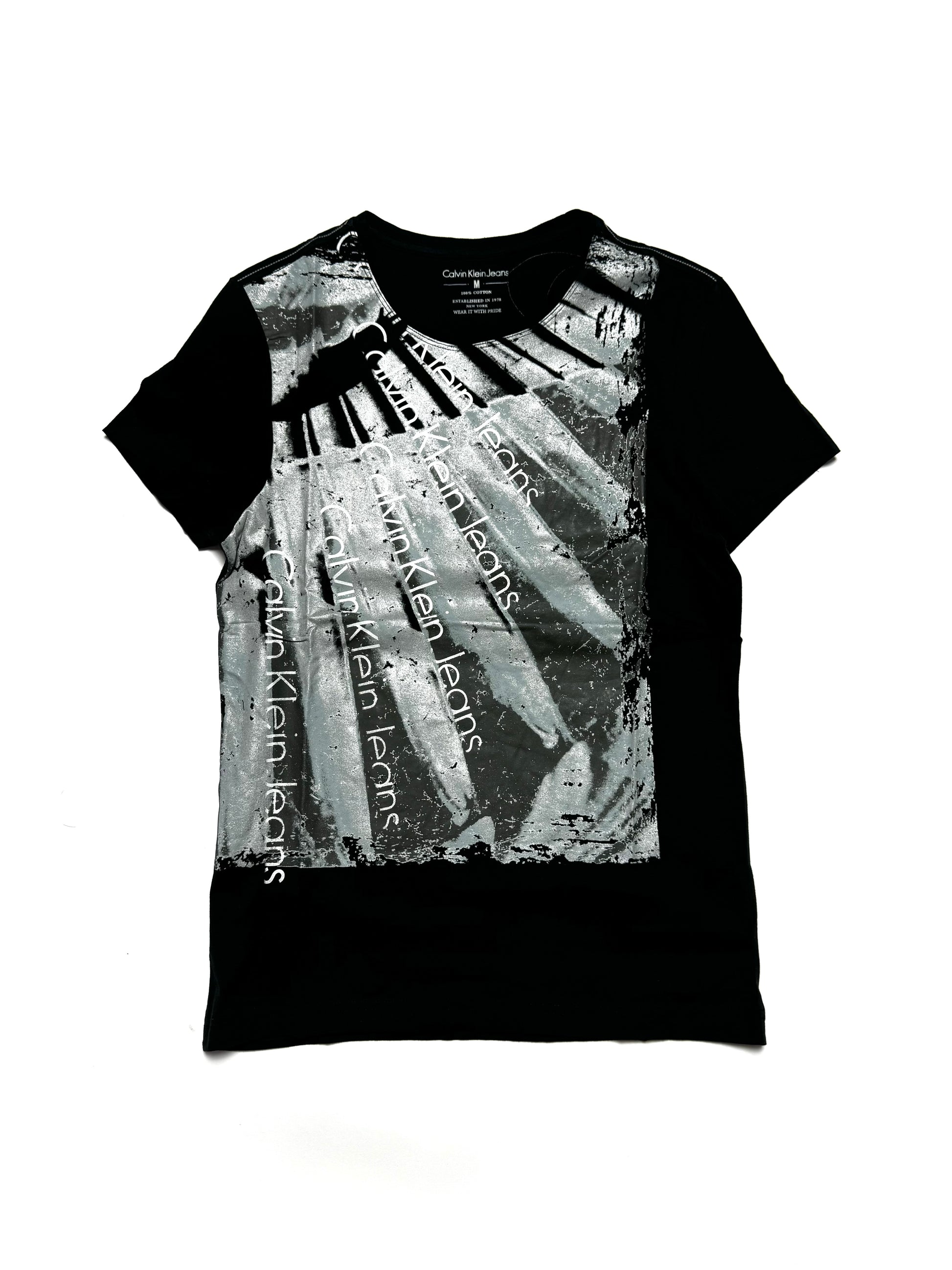 Calvin Klein Jeans Graphic Black Tee